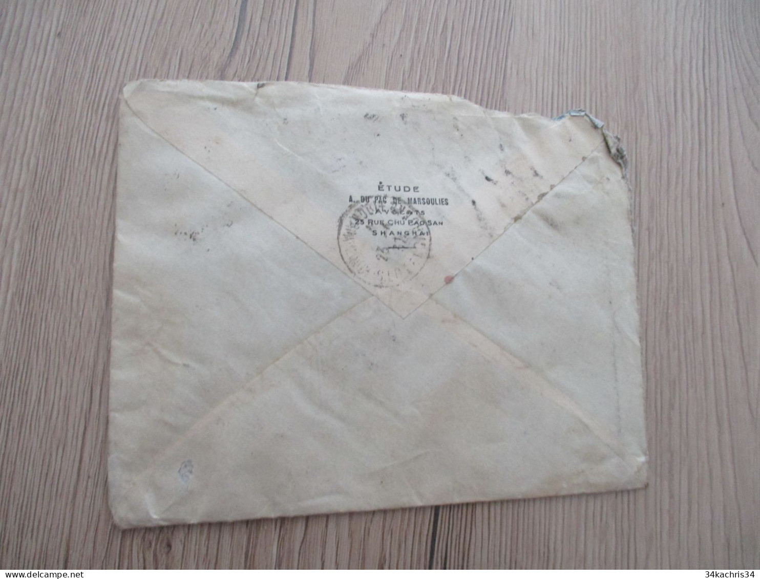 Chine China Lot De 10 Lettres Letters Années 30 Shanghai En L'état In This Condition Voir Photos - Other & Unclassified
