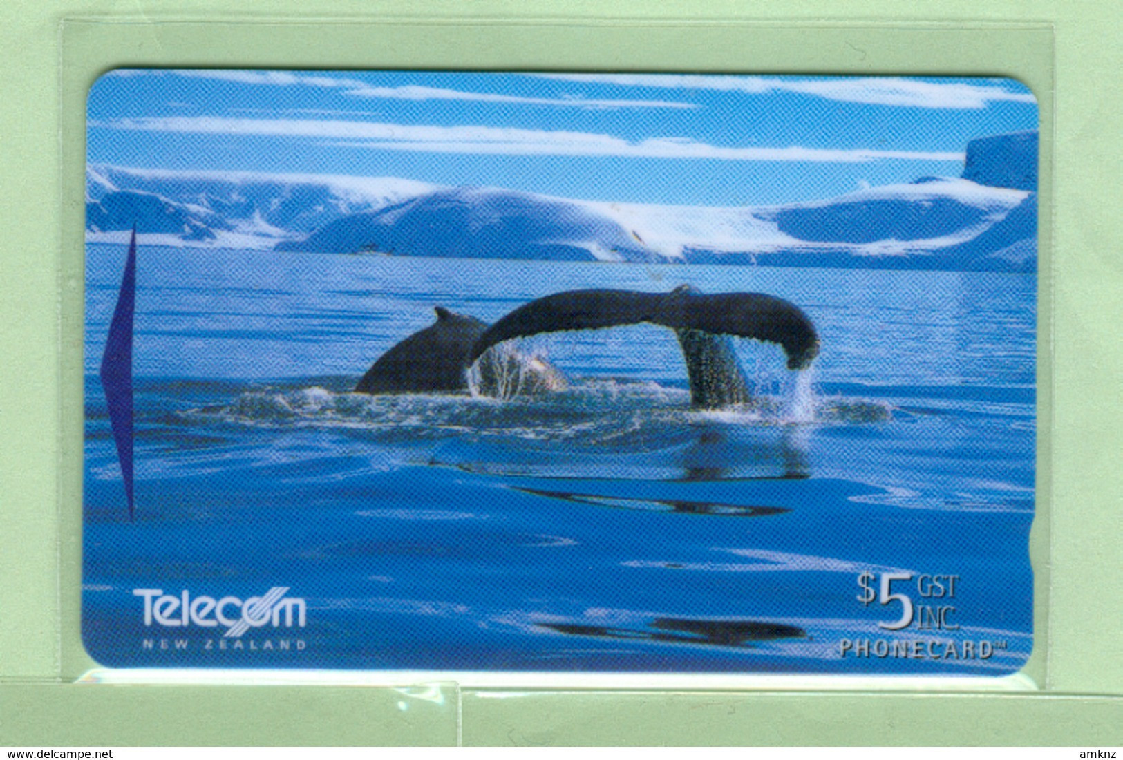 New Zealand - 1997 Antarctic - $5 Humpback Whale - NZ-G-160 - Very Fine Used - New Zealand