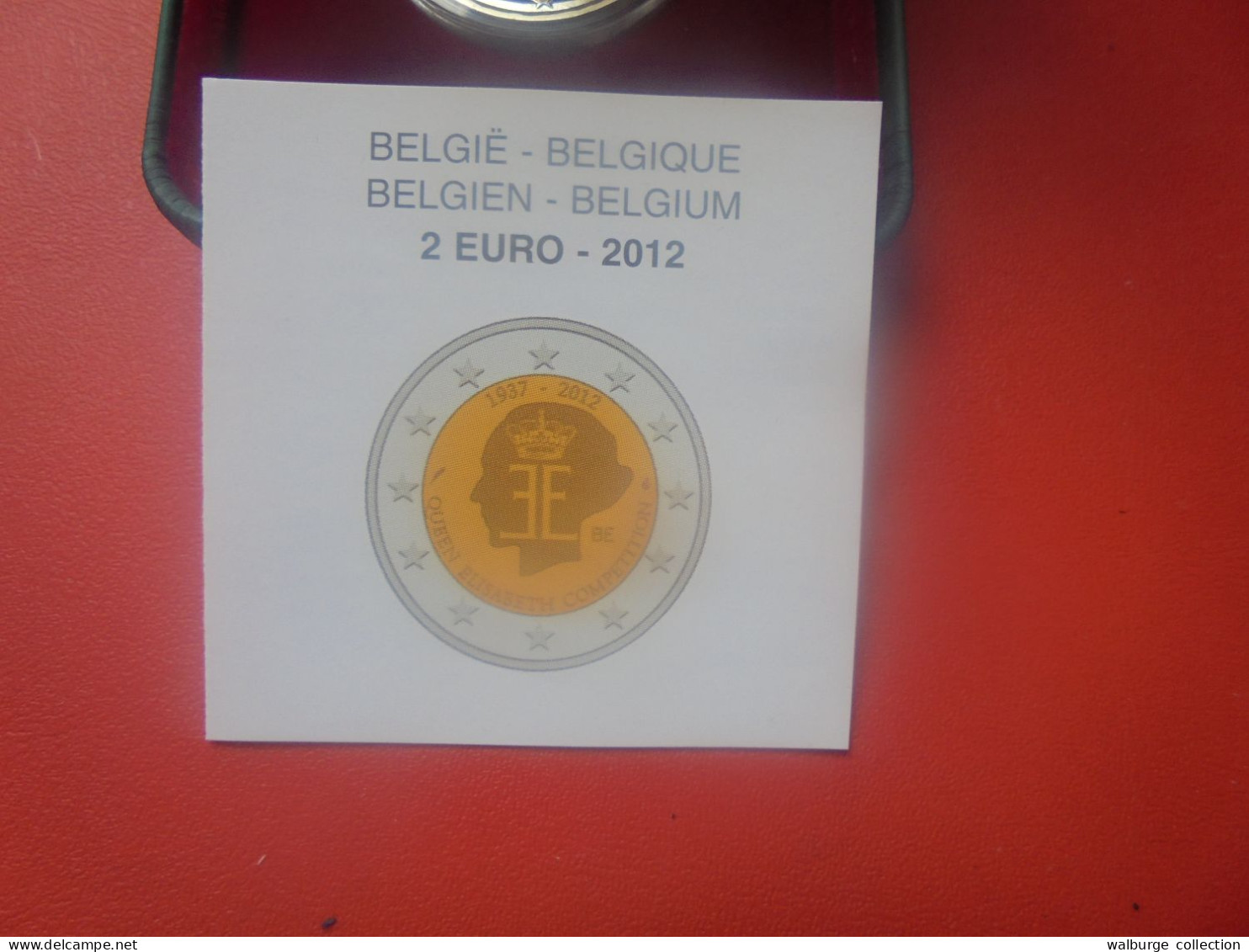 +++PRIX CADEAU+++BELGIQUE 2 EURO 2012 En COFFRET "Belle Epreuve" ( PRESENTATION UNIQUE D'UNE SEULE SEMAINE !) - België