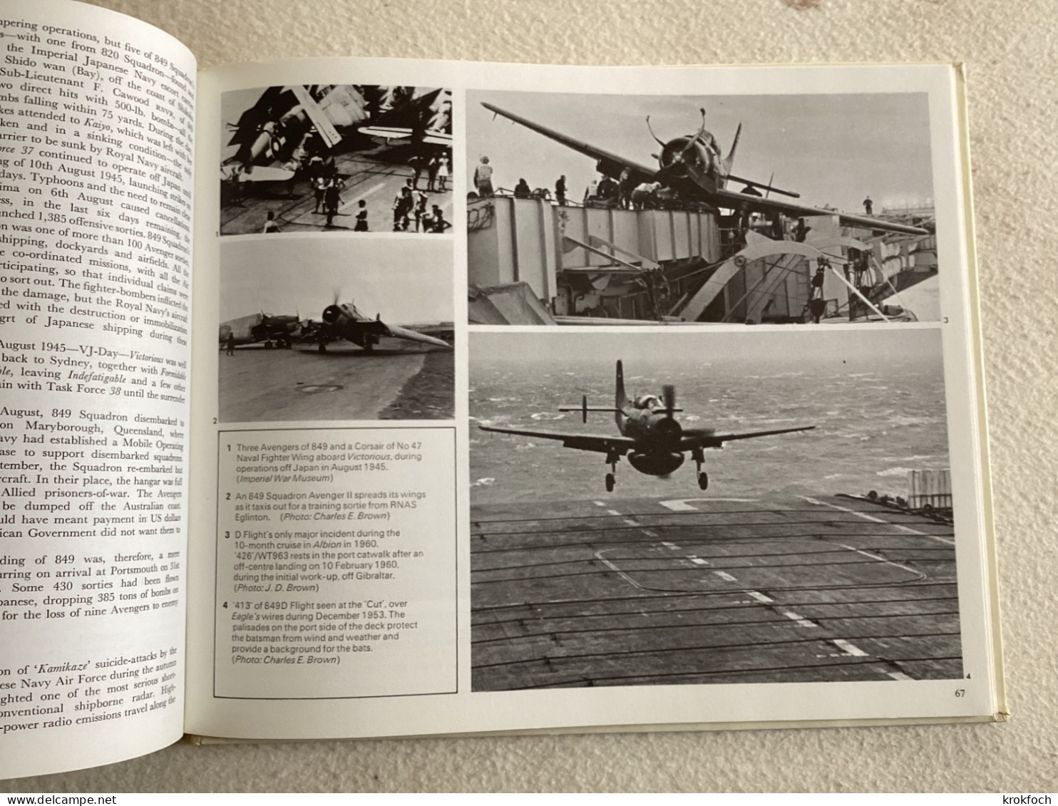 Carrier Air Groups HMS Eagle - 1972  - 90 P Nb Illustrations - Marine Royal Navy - Porte-avions Accidents - Barche