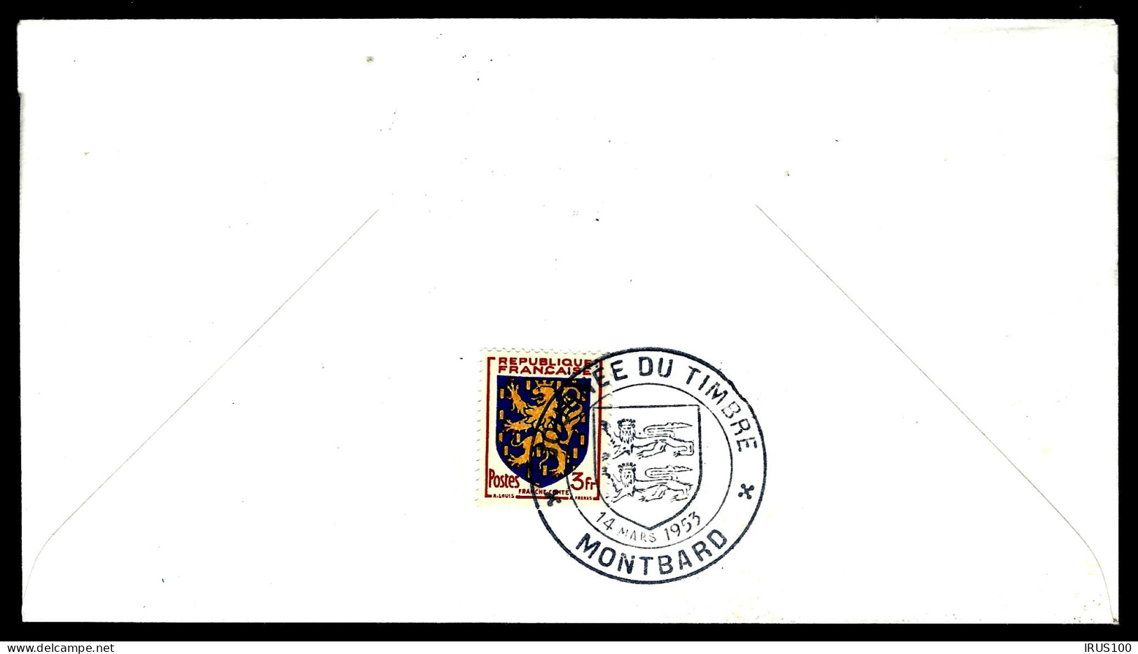 FDC 1953 - JOURNEE DU TIMBRE - COMTE D'ARGENSON - MONTBARD - 1950-1959