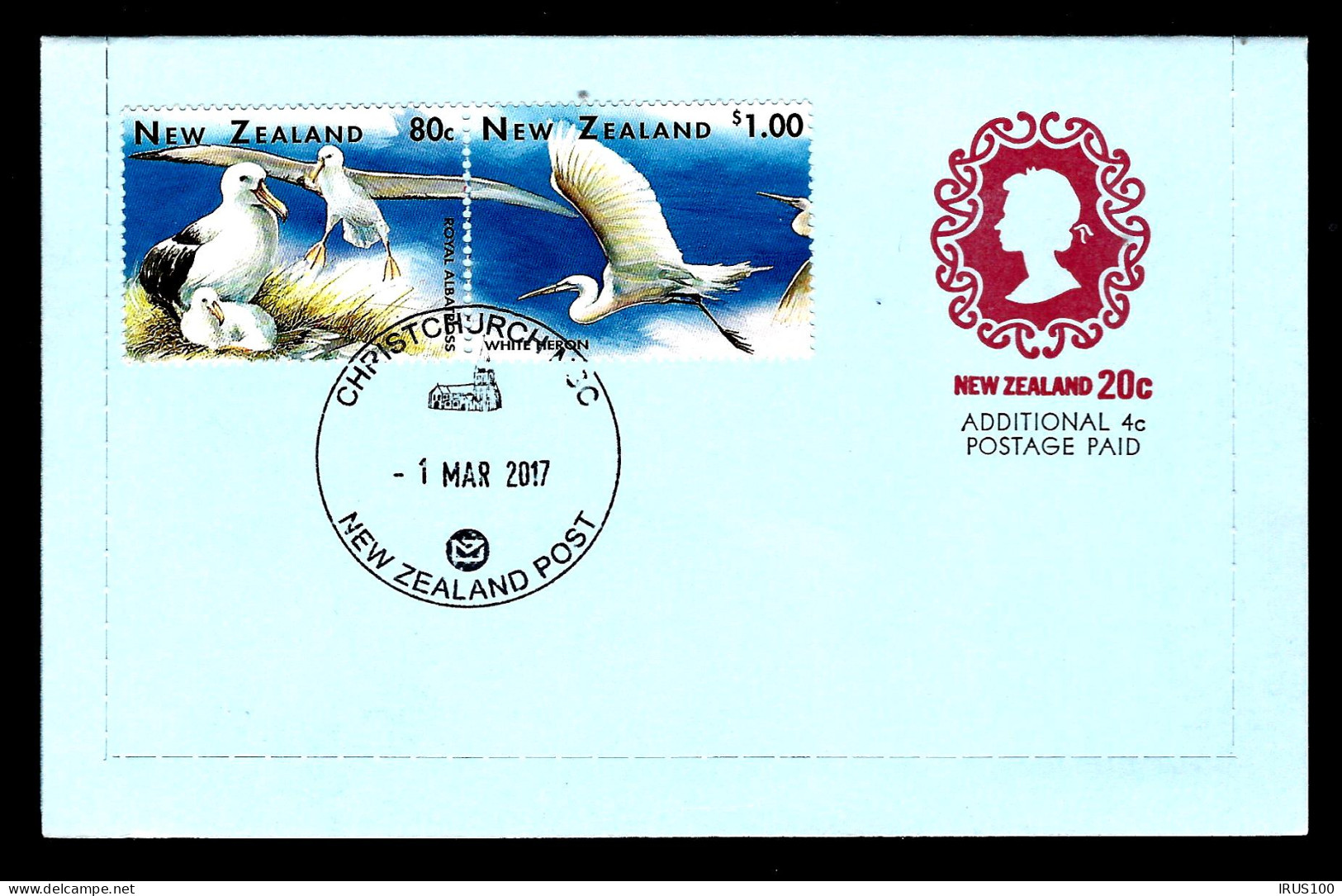 CARTE LETTRE AVEC COMPLÉMENTS - NEW ZEALAND - THÈME OISEAUX - Interi Postali