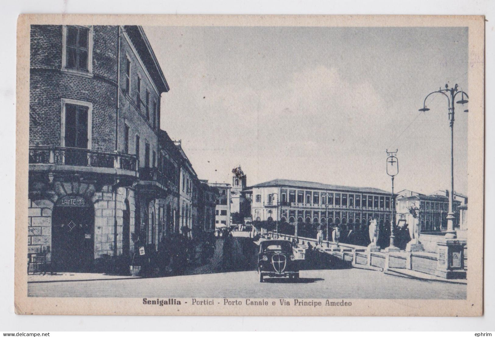 Senigallia Portici Porto Canale E Via Principe Amedeo Ediz. Manoni - Ancona