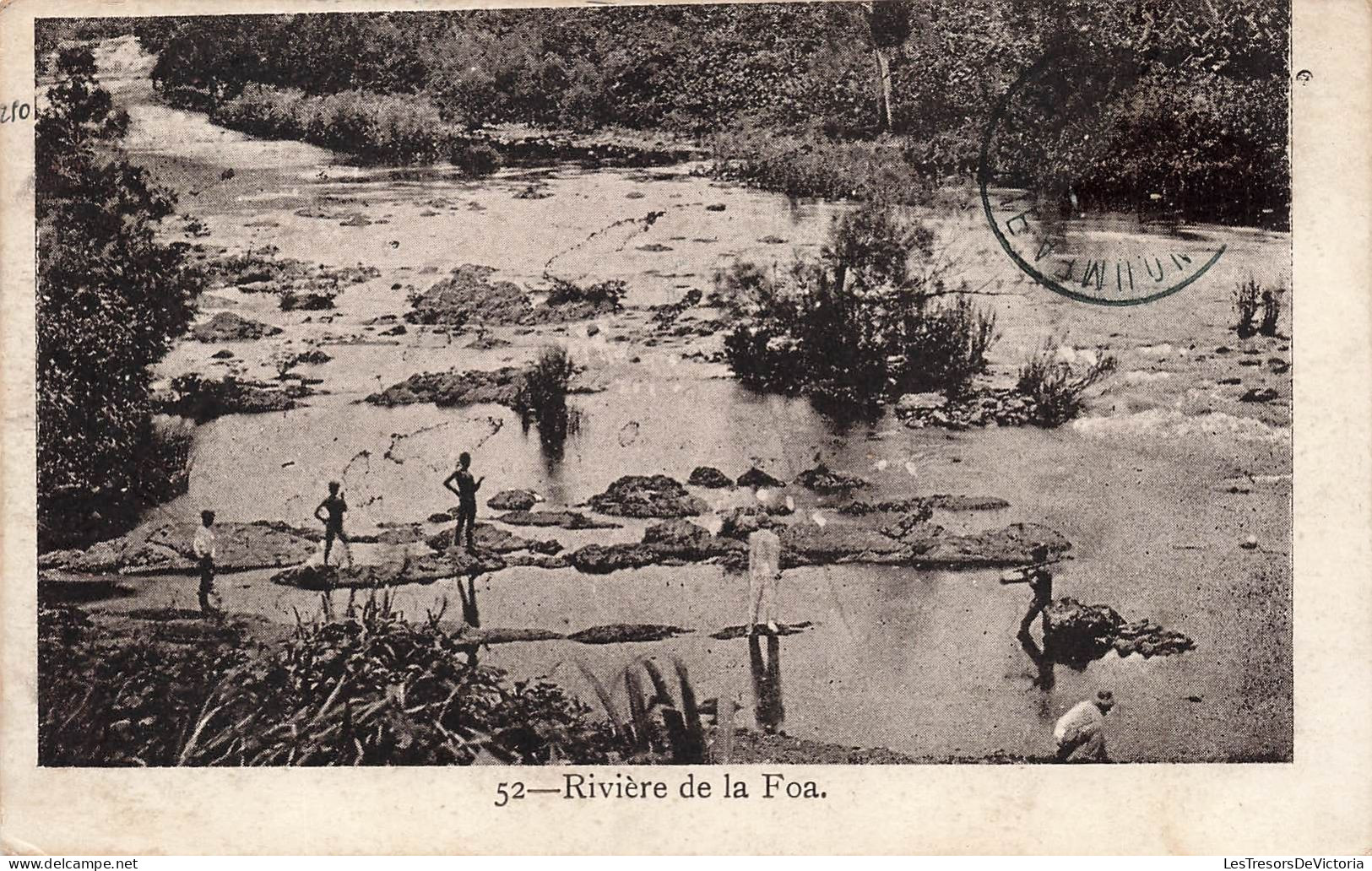 NOUVELLE CALEDONIE - Rivière De La Foa - Animé - Carte Postale Ancienne - New Caledonia