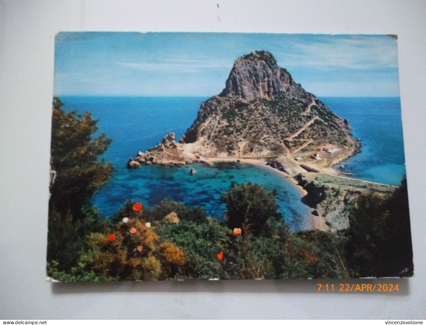 Cartolina Viaggiata "OLBIA Isola Di Tavolara" 1961 - Olbia