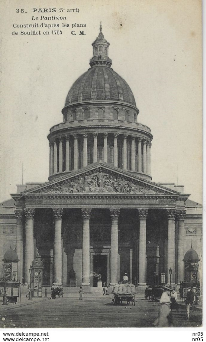 75  - PARIS - Le Pantheon Construit D'apres Les Plans De Soufflot En 1764 - Pantheon