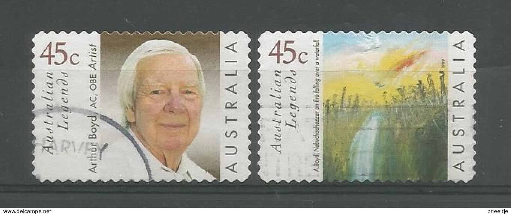 Australia 1999 Arthur Boyd S.A. Y.T. 1726/1727 (0) - Gebraucht