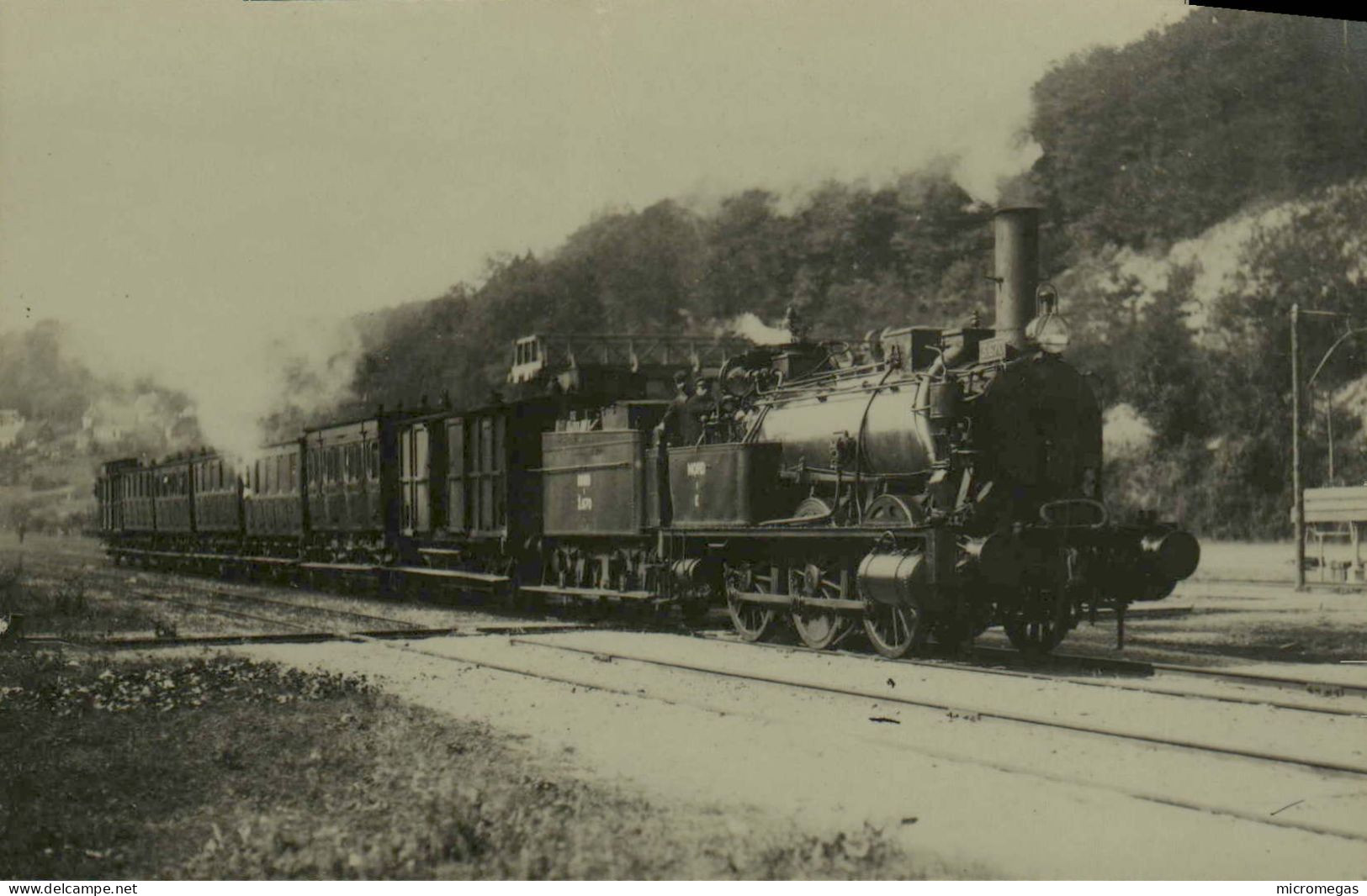 Reproduction - Locomotive à Identifier, Pierrefonds - Trains