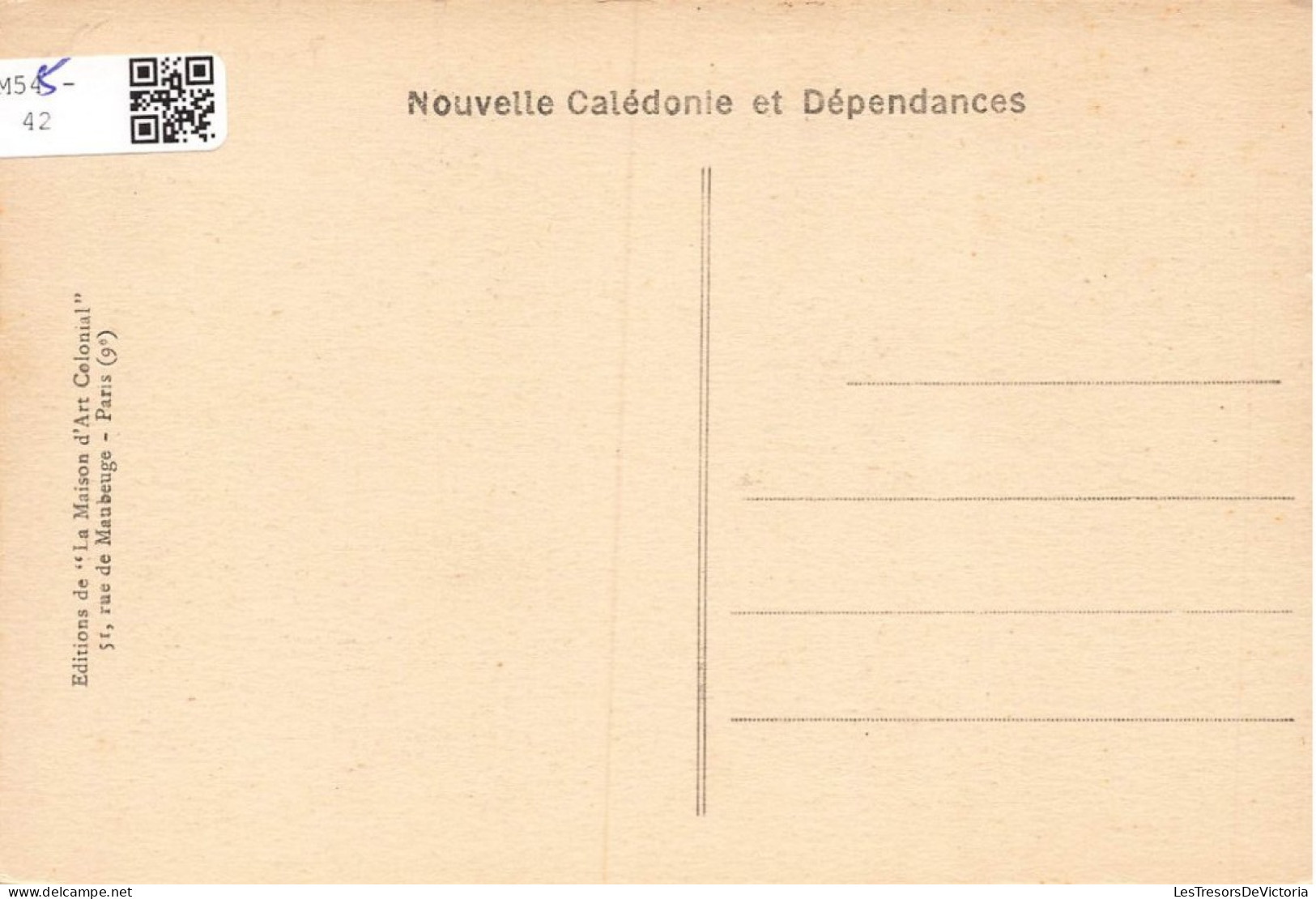 NOUVELLE CALEDONIE - Iles Loyalty - Paysages Et Pirogues - Animé - Cliché Maison D'Art Colonial - Carte Postale Ancienne - Nouvelle-Calédonie