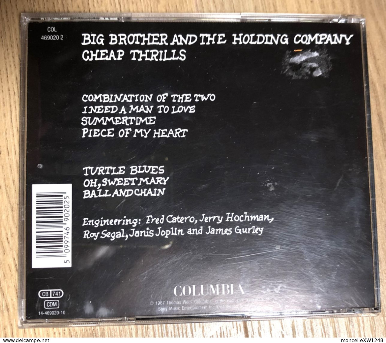 Janis Joplin & Big Brother - CD Cheap Thrills (1986) - Disco, Pop