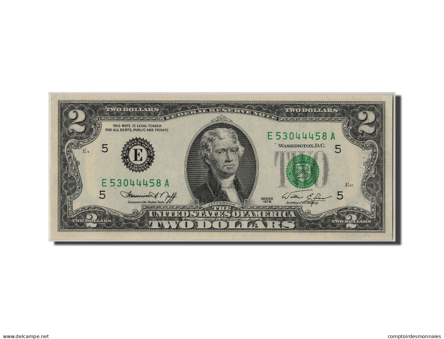 Billet, États-Unis, Two Dollars, 1976, NEUF - Federal Reserve Notes (1928-...)