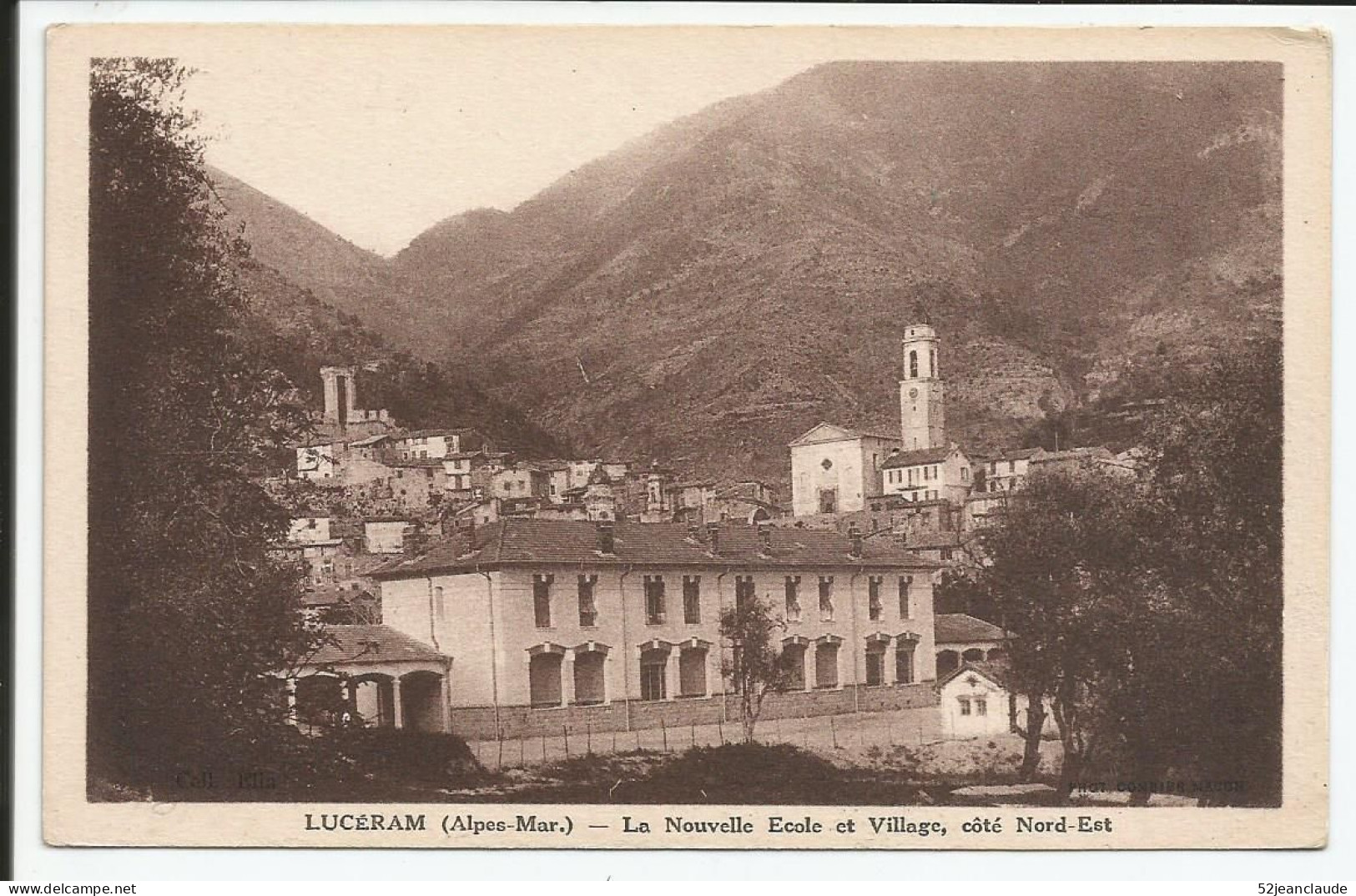 La Nouvelle Ecole Du Village   1920    N° - Lucéram