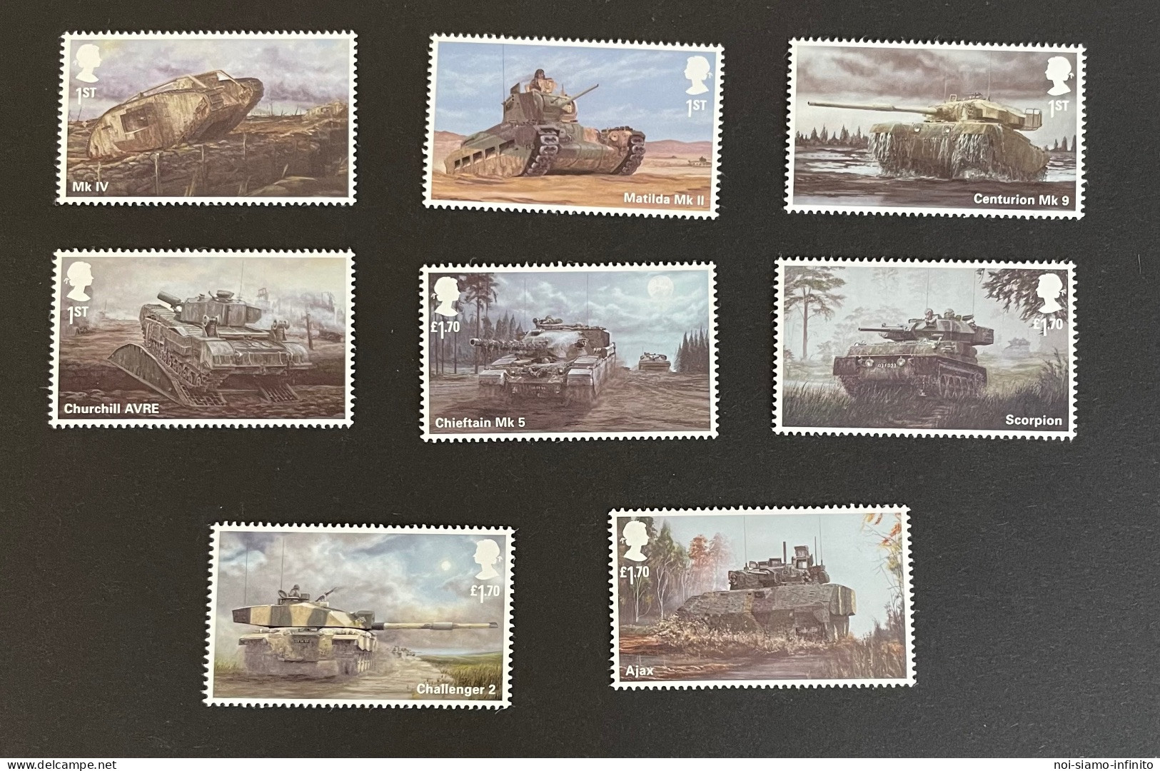 2021 Tank - Unused Stamps