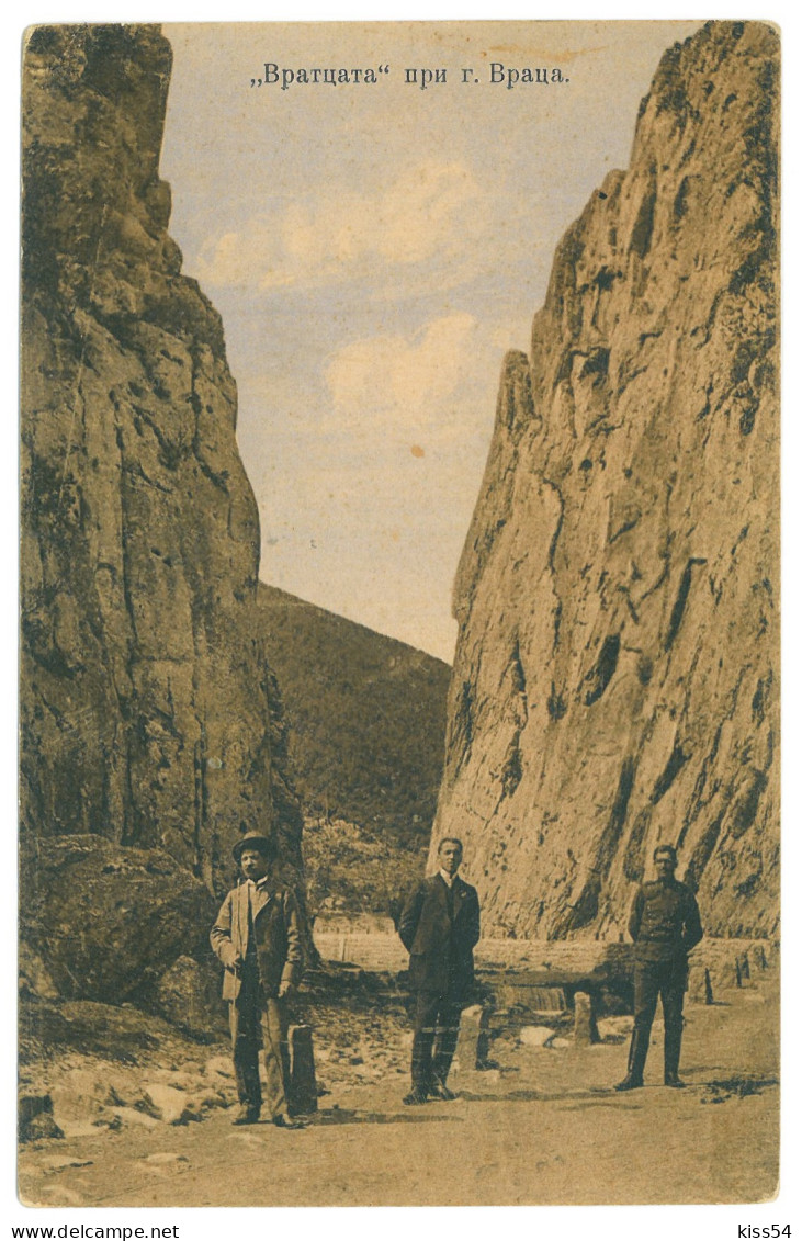 BUL 08 - 23478 VRATA PASS, Balkan Mountain, Bulgaria - Old Postcard - Used - 1912 - Bulgarie
