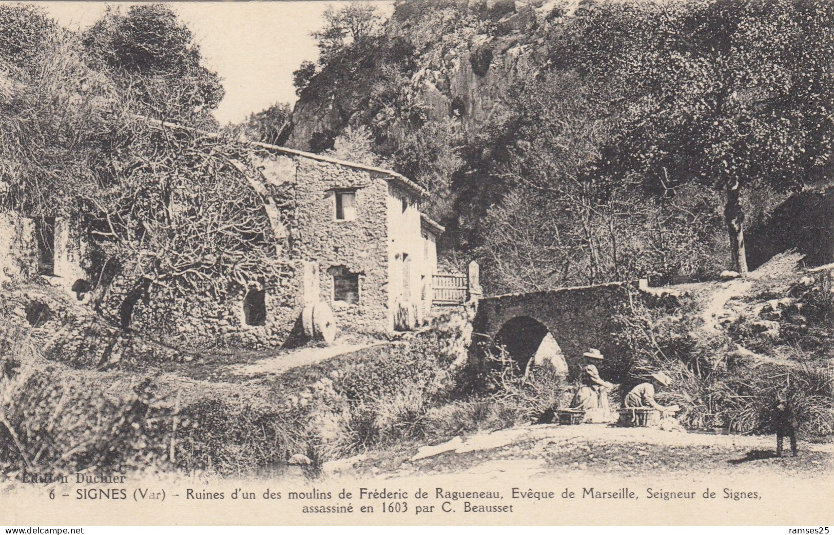 (261) CPA  Signes  Ruines Des Moulins De Frederic De Ragueneau - Signes