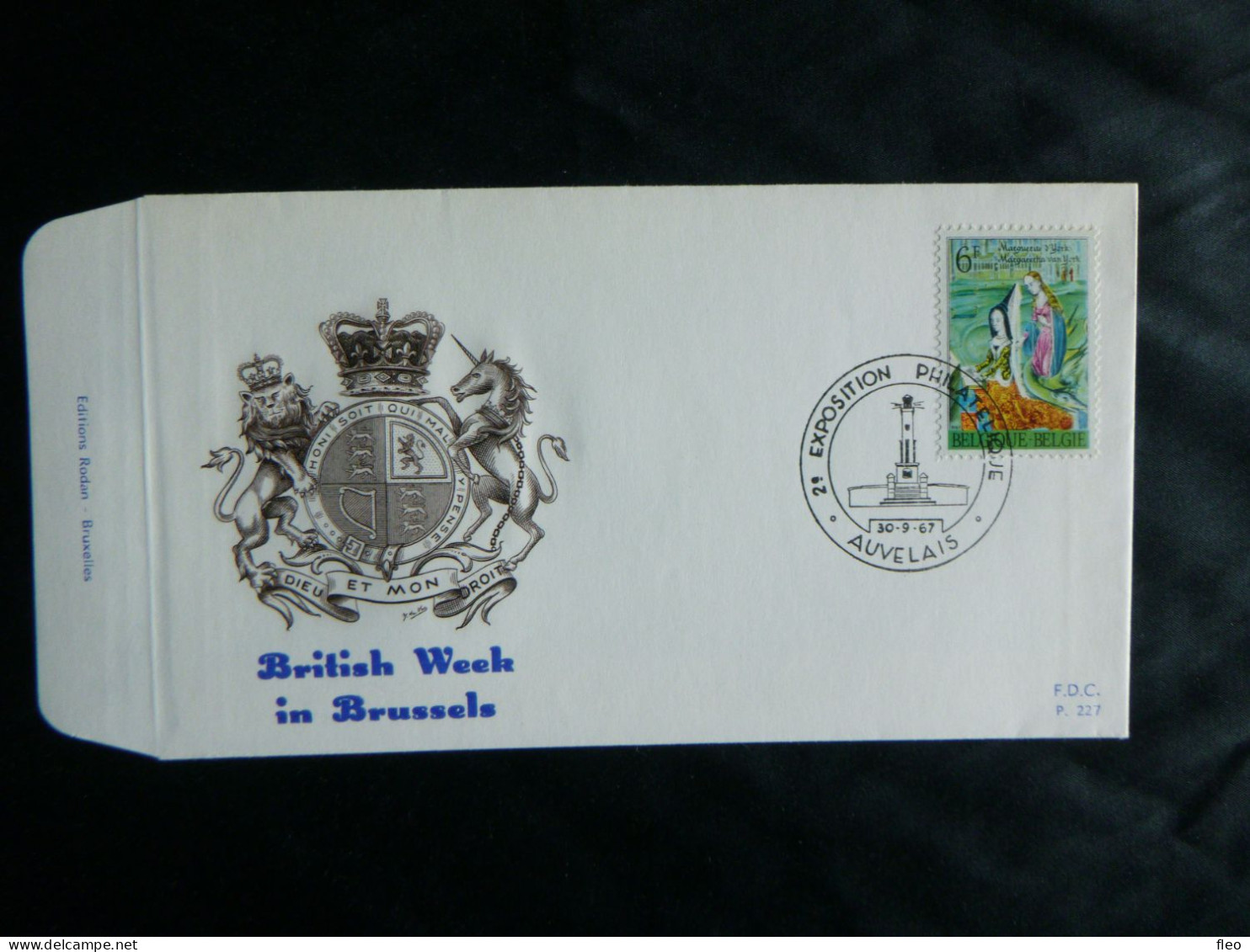 1967 1432  FDC (Auvelais) : Britannique - 1961-1970