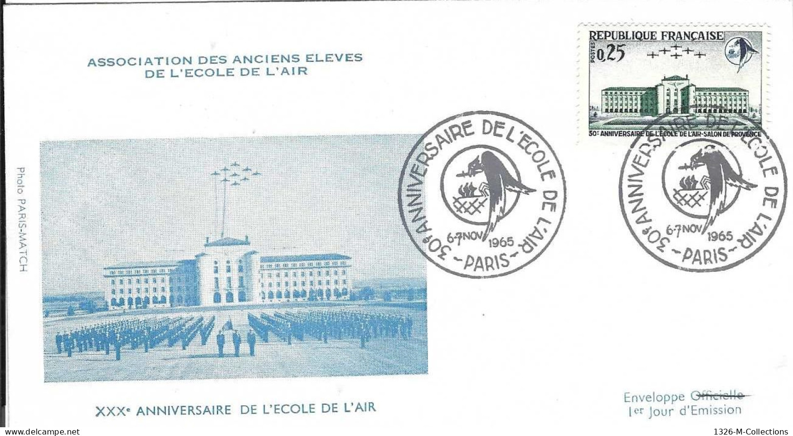 Envellope FRANCE N° 1463 Y & T - 1960-1969