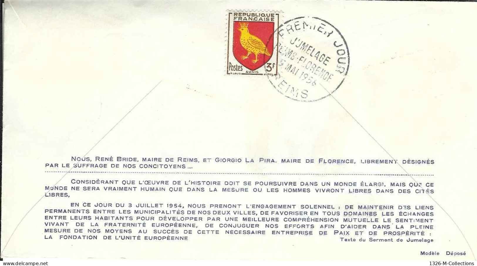 Envellope FRANCE 1e Jour N° 1004 - 1061 Y & T - 1950-1959