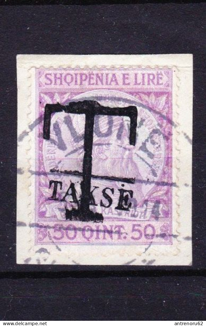 STAMPS-ALBANIA-1914-TAXE-ERROR-OVERPRINT-SEE-SCAN - Albanie