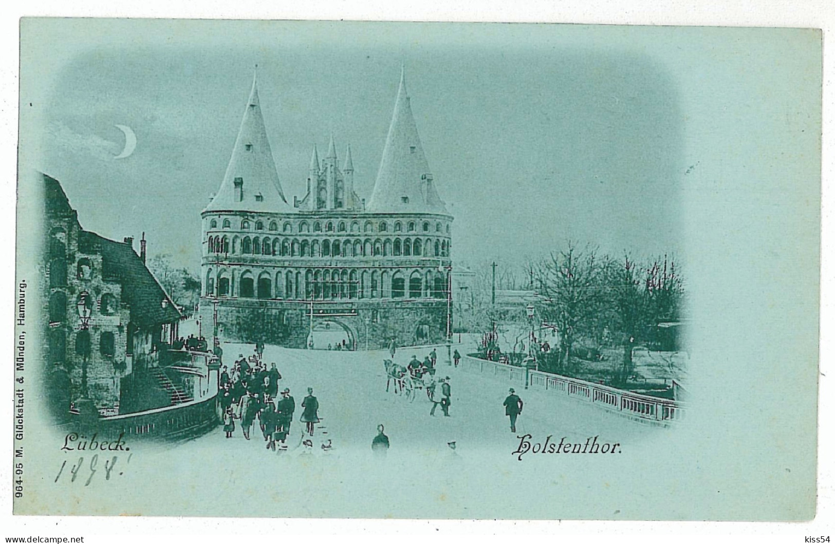 GER 16 - 5808 LUBECK, Germany, Litho - Old Postcard - Unused - Luebeck