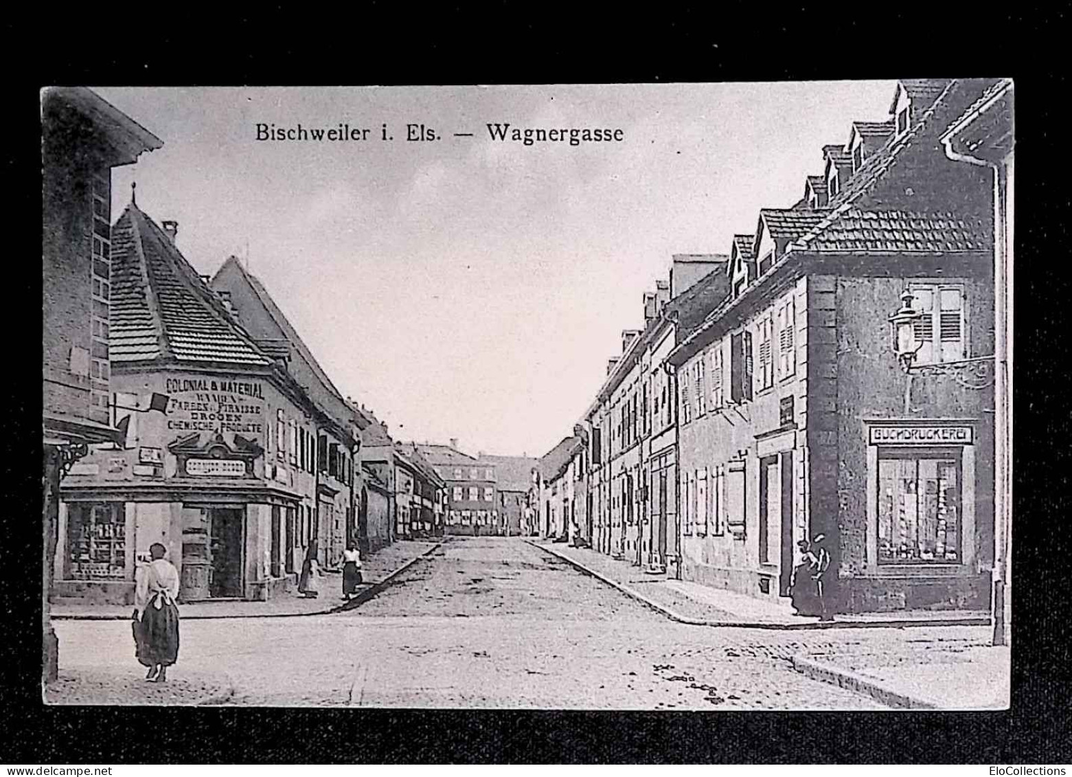 Cp, 67, Bischweiler I. Els, Wagnergasse, écrite 1919, Ed. Mohr & Lüdke - Bischwiller