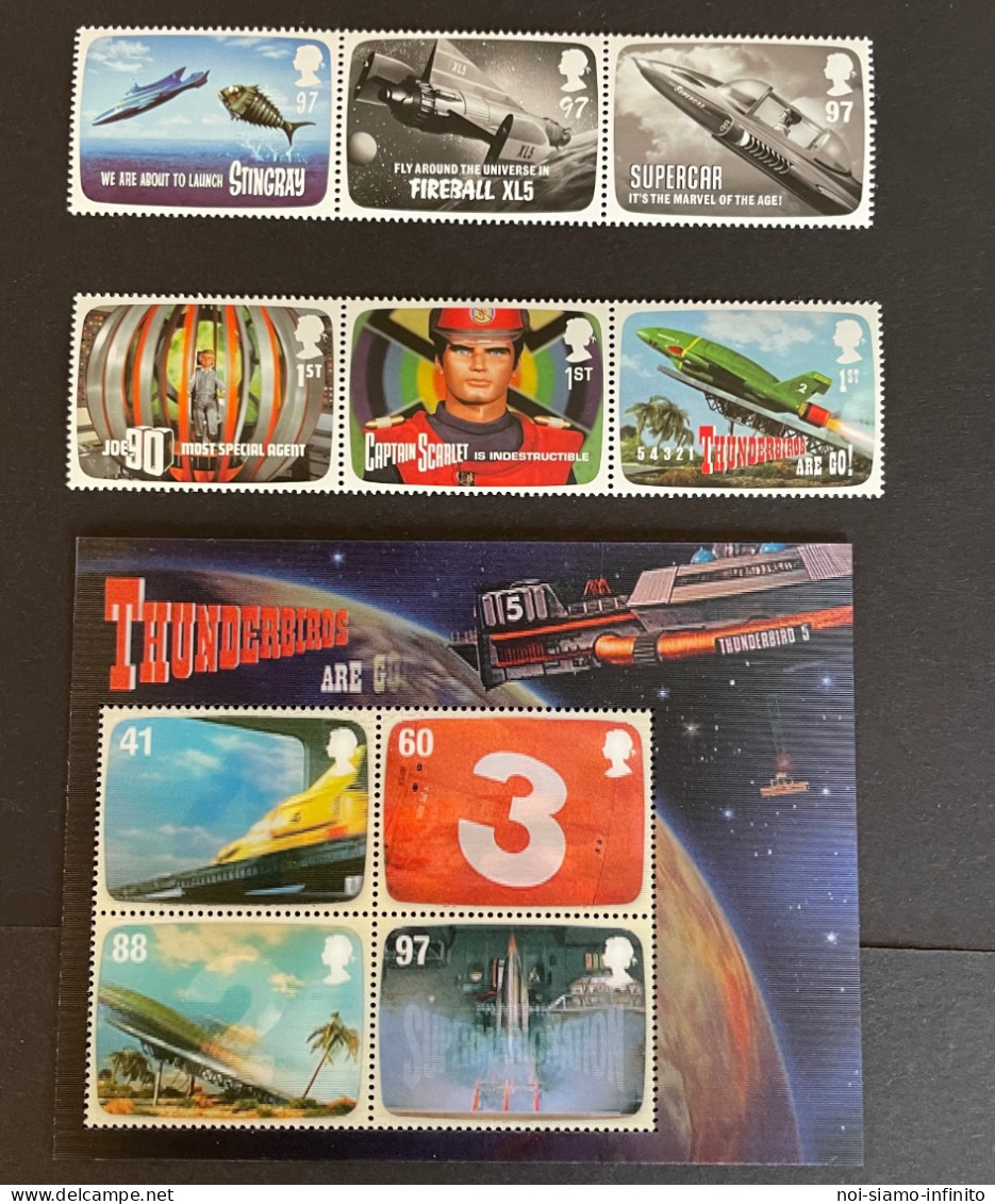 2011 Thunderbirds - Unused Stamps