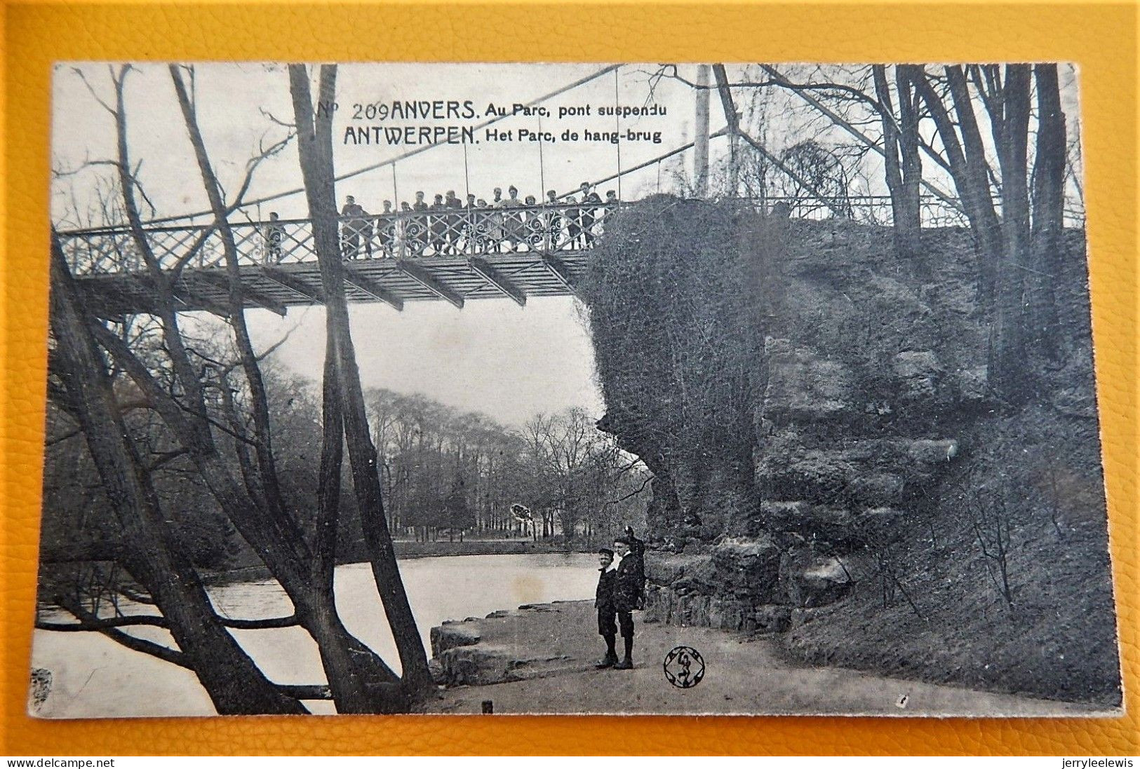 ANTWERPEN  -  ANVERS  -  Het Parc, De Hang-brug -  Au Parc, Pont Suspendu - Antwerpen