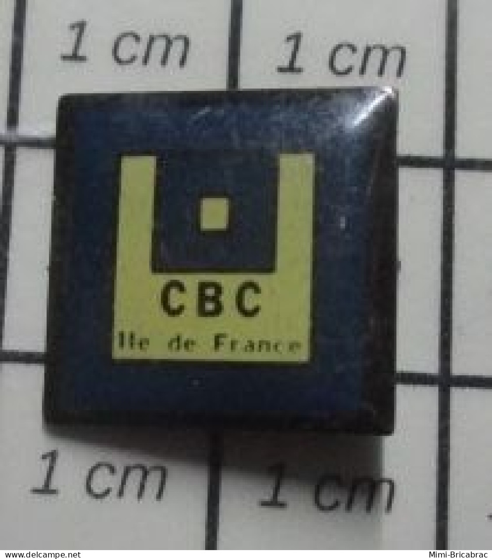 3417 Pin's Pins / Beau Et Rare : INFORMATIQUE / DISQUETTE CBC ILE DE FRANCE - Informatik