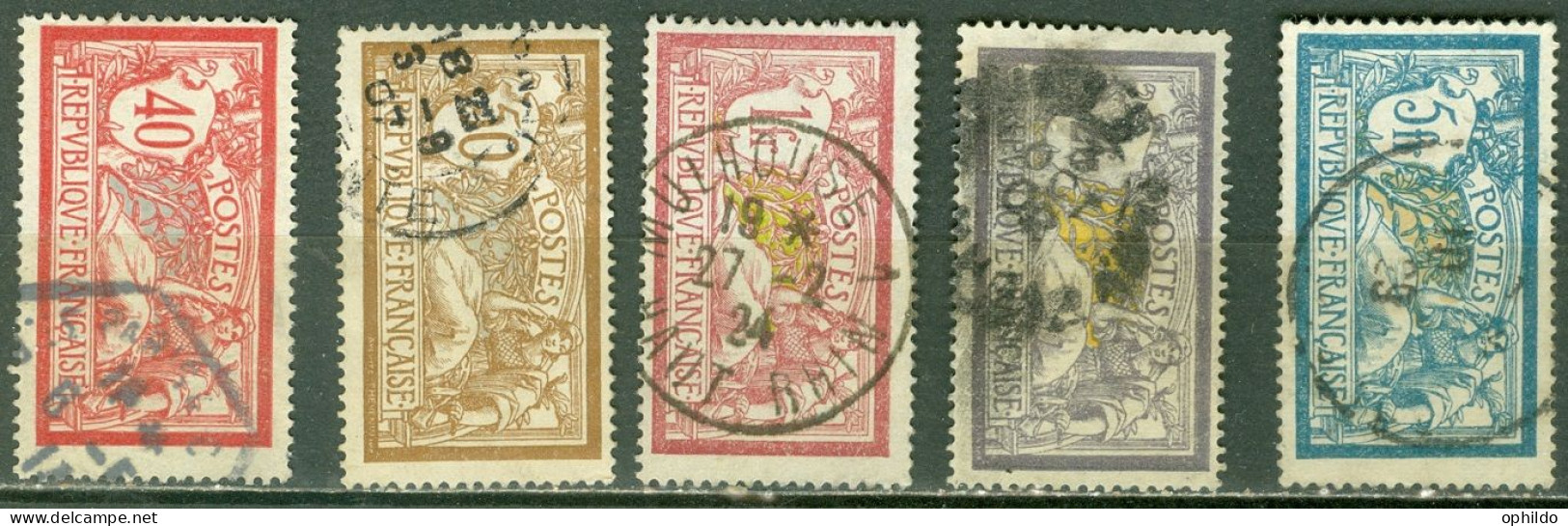 France    119/123   Ob  TB    - Used Stamps