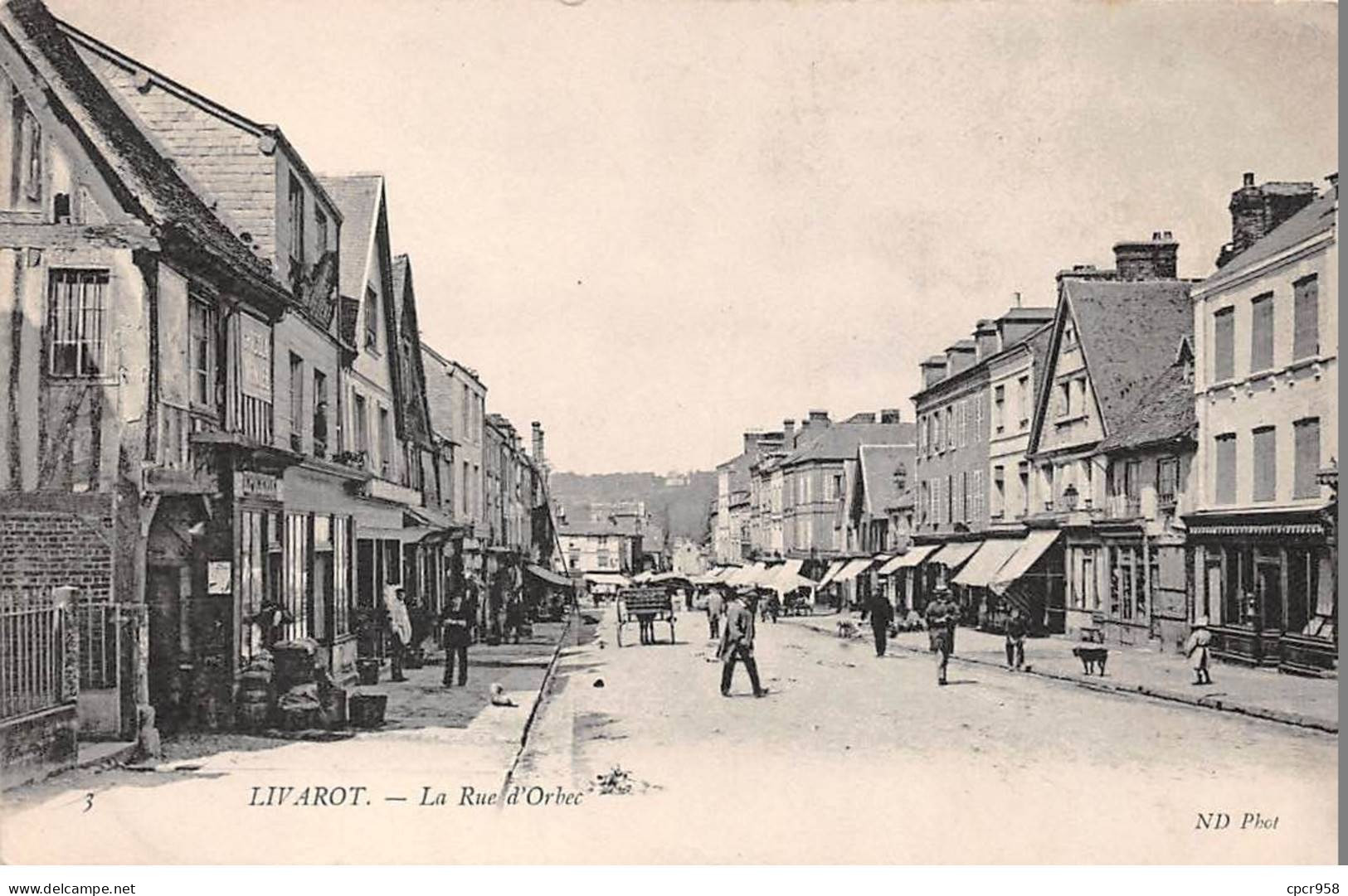 14 - Livarot - SAN21426 - La Rue D'Orbec - Livarot