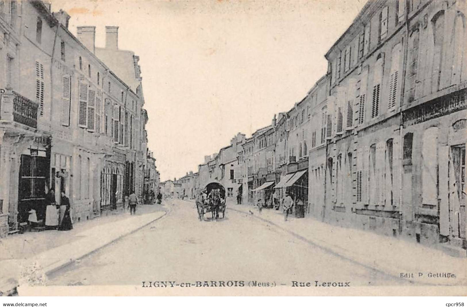 55 - LIGNY EN BARROIS - SAN27386 - Rue Leroux - Ligny En Barrois