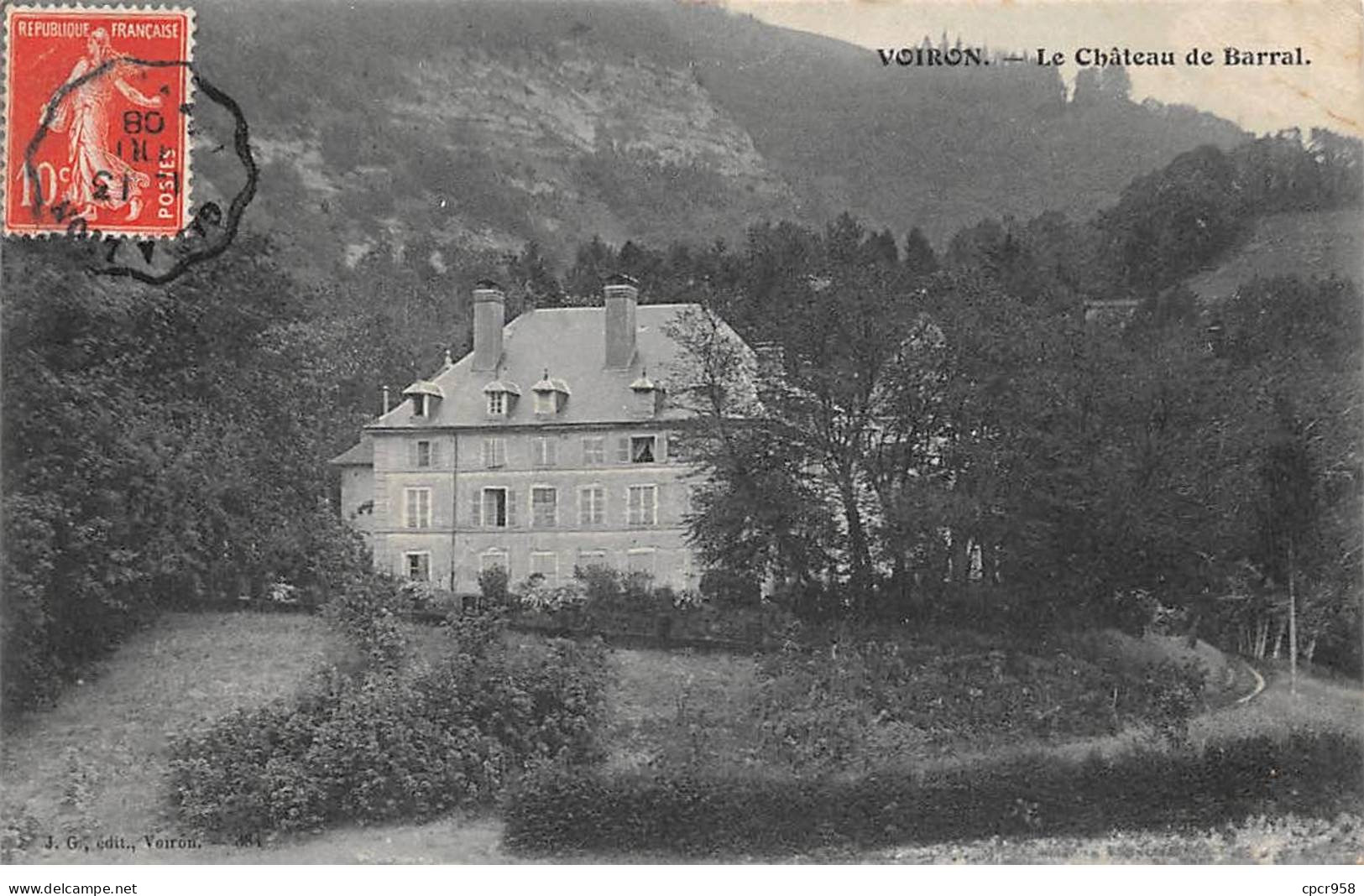 38 - VOIRON - SAN24175 - Le Château De Barral - Voiron
