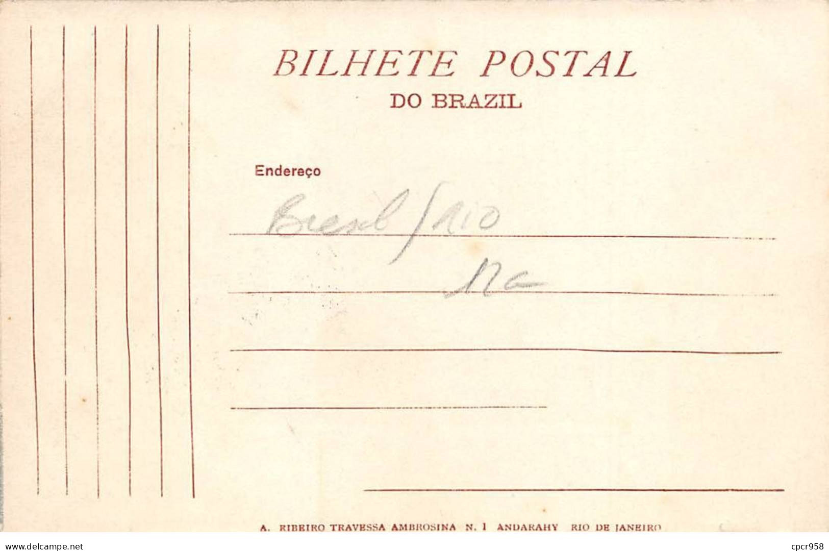 Brésil - N°78961 - RIO DE JANEIRO - Botafogo - Carte Avec Bel Affranchissement - Rio De Janeiro