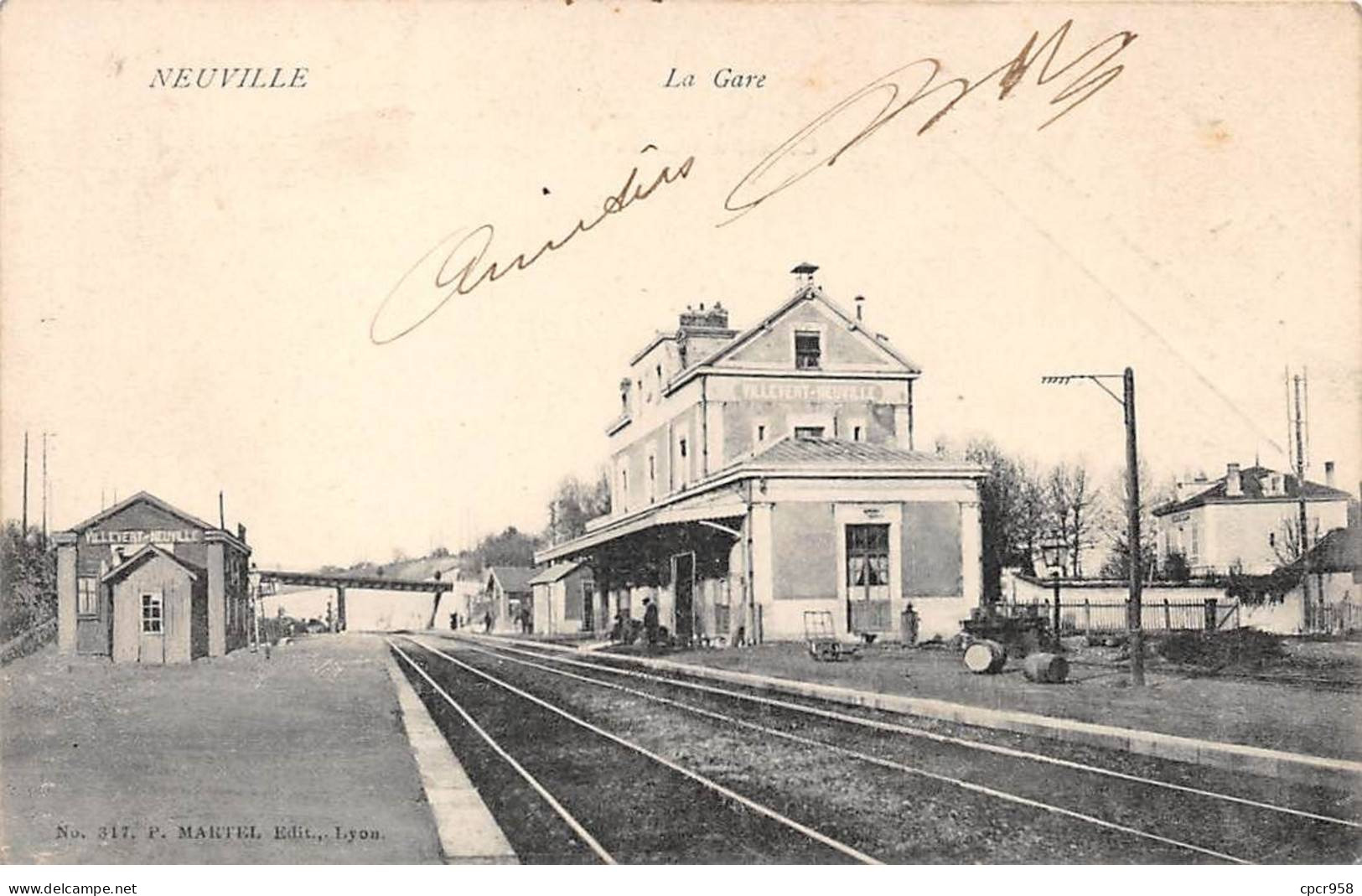 69 - Neuville  - SAN22001 - La Gare - Neuville Sur Saone