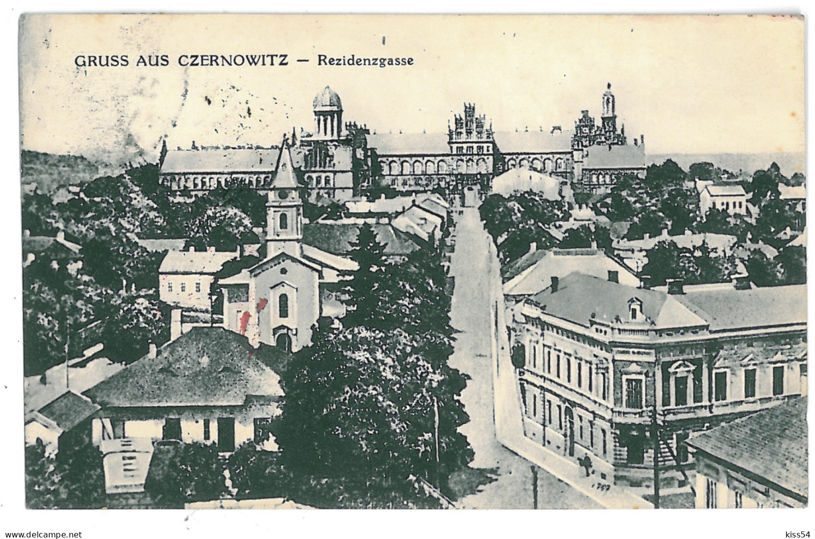 UK 27 - 11257 CZERNOWITZ, Ukraine, Panorama - Old Postcard - Used - 1910 - Ukraine