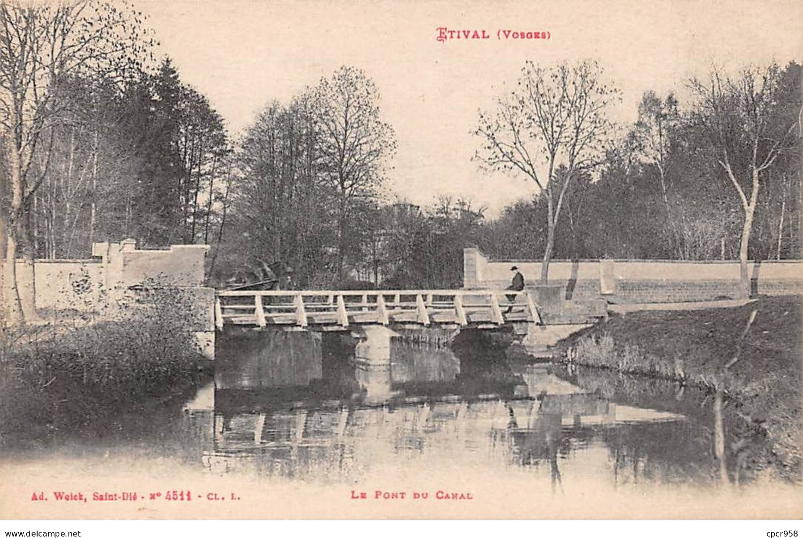 88 - Etival - SAN22322 - Le Pont Du Canal - Etival Clairefontaine