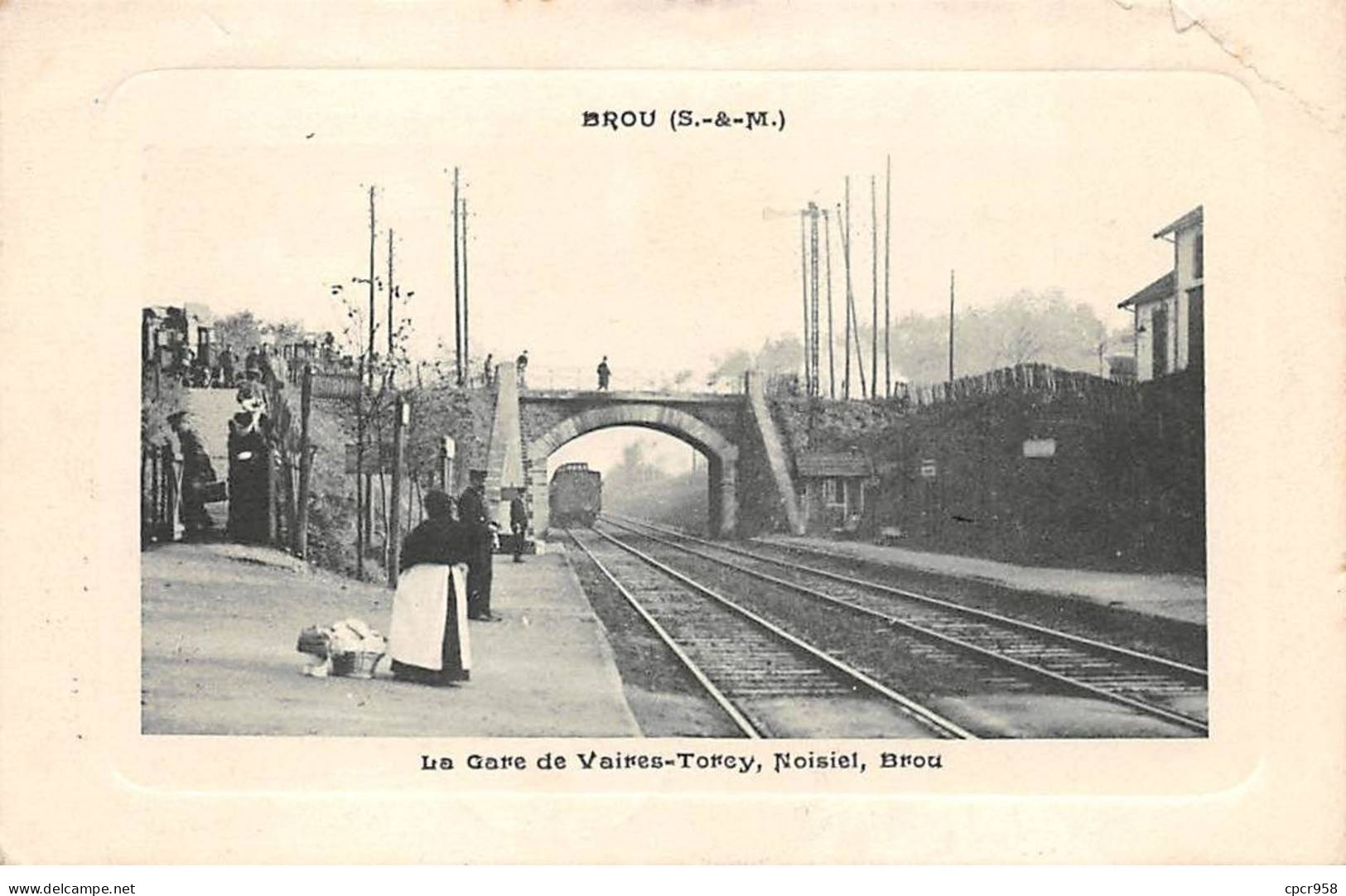 77 - Vaires Torcy - SAN22177 - La Gare De Vaires Torcy, Noisel, Brou - Pli - Vaires Sur Marne