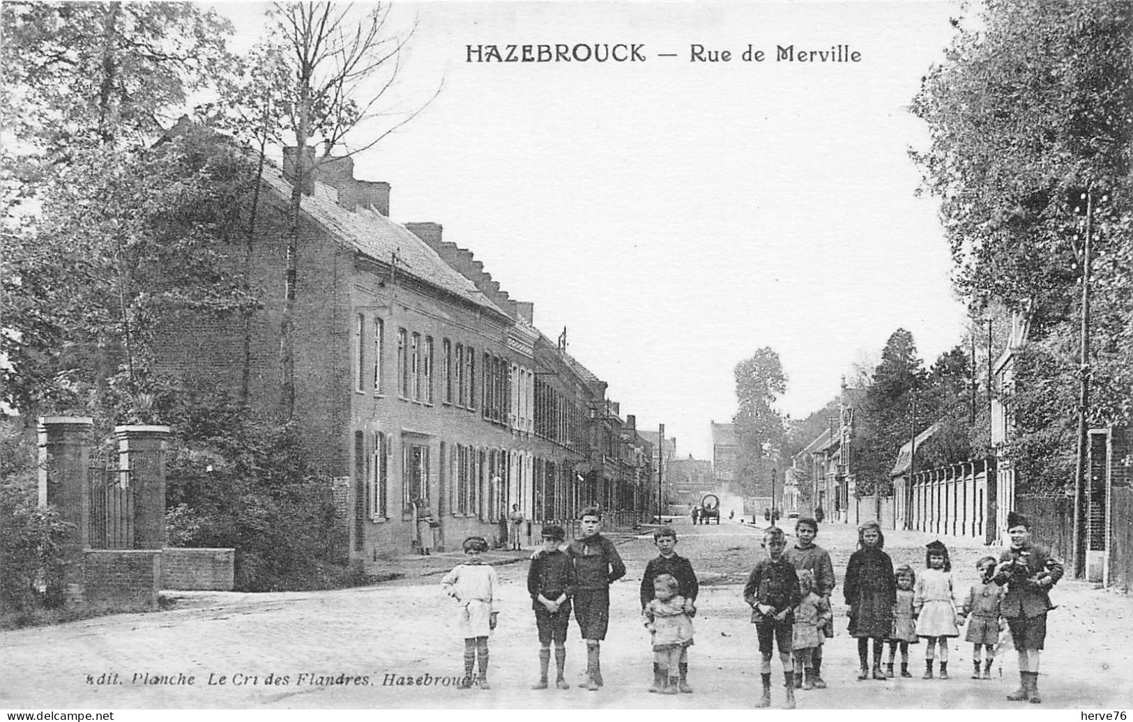 HAZEBROUCK - Rue De Merville - Hazebrouck