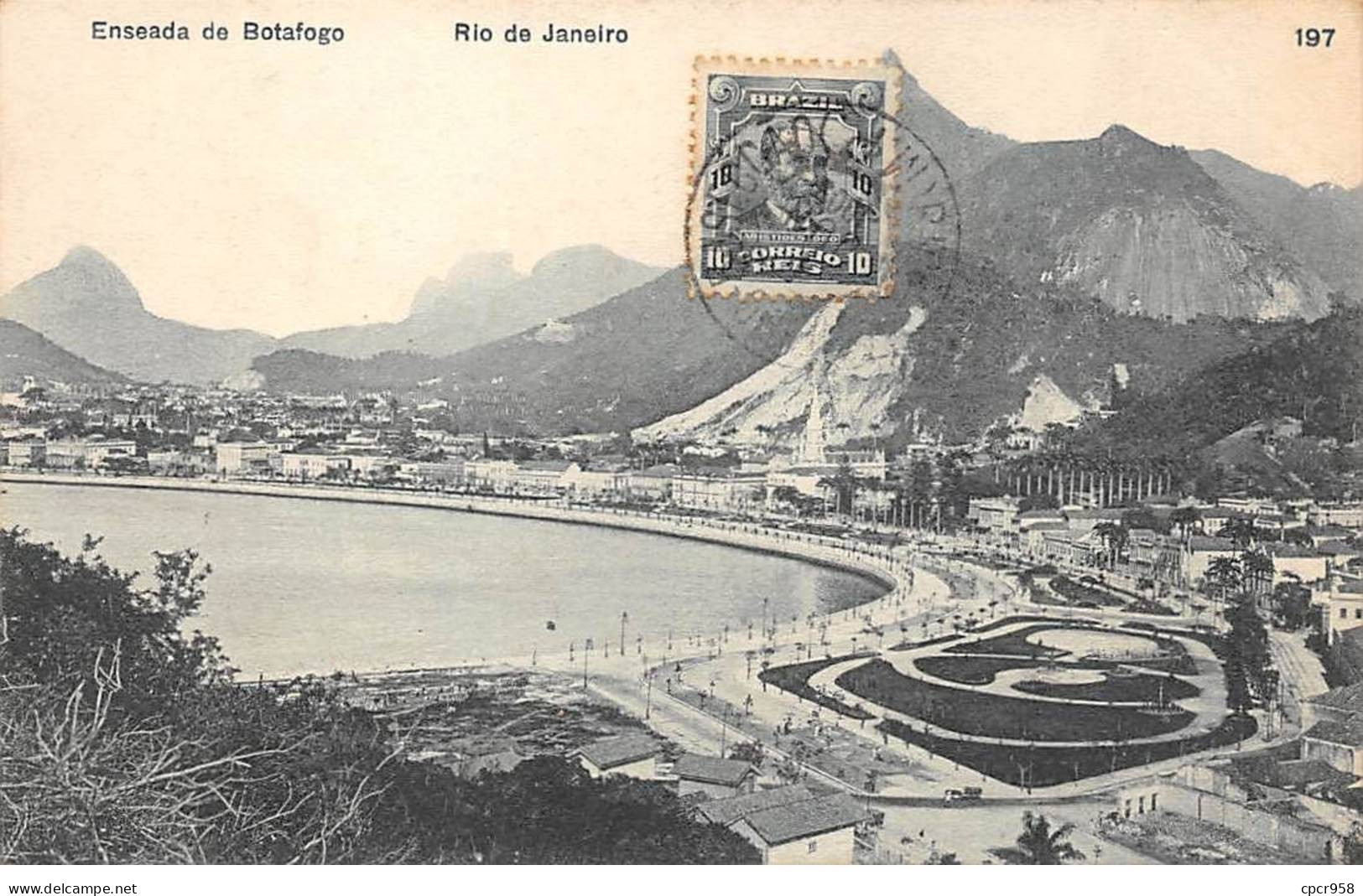 Brésil - N°78973 - RIO DE JANEIRO - Enseada De Botafogo - Carte Avec Bel Affranchissement - Rio De Janeiro