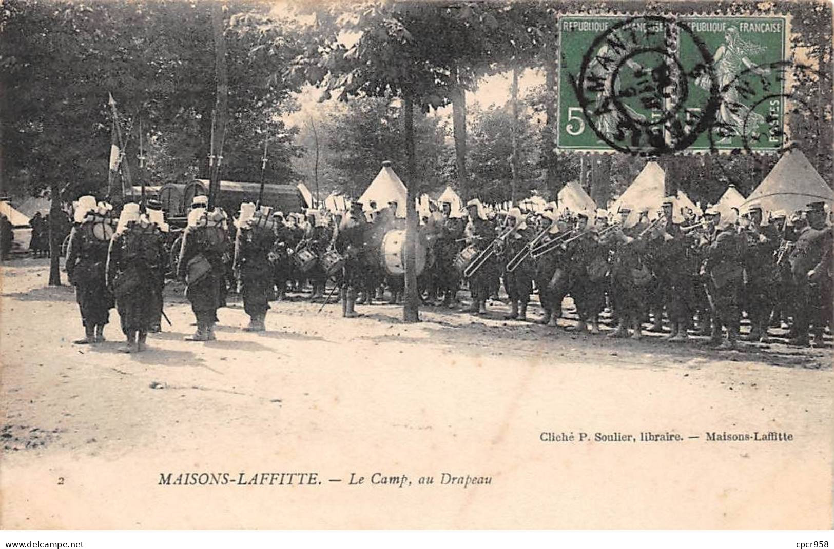 78 - MAISONS LAFFITTE - SAN24398 - Le Camp - Au Drapeau - Maisons-Laffitte