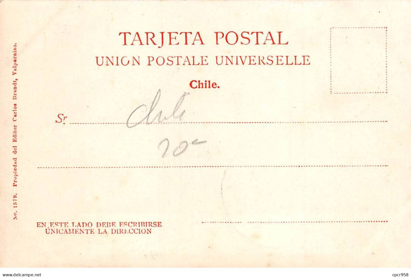 Chili - N°79092 - COQUIMBO - Voilier - Carte Avec Bel Affranchissement - Chile