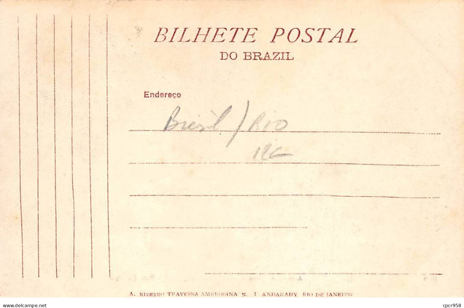 Brésil - N°78971 - RIO DE JANEIRO - Avenida Beira-mar - Botafogo - Carte Avec Bel Affranchissement - Rio De Janeiro