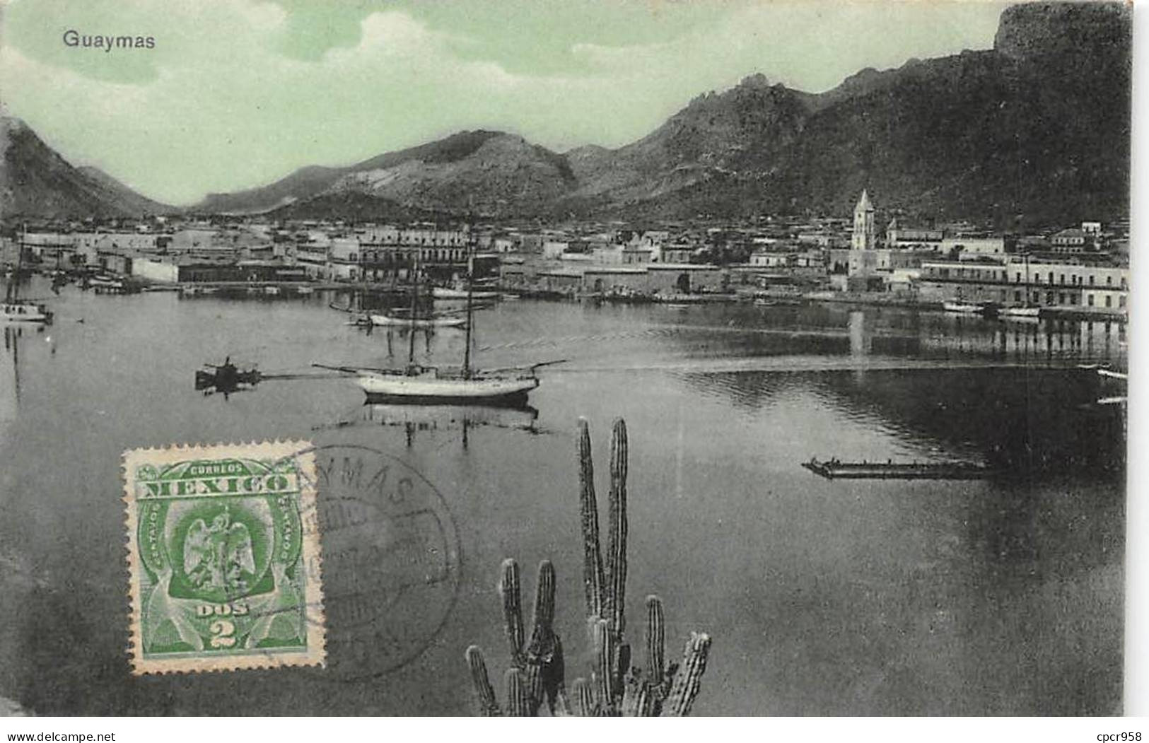 Mexique - N°79032 - GUAYMAS - Carte Avec Bel Affranchissement - México