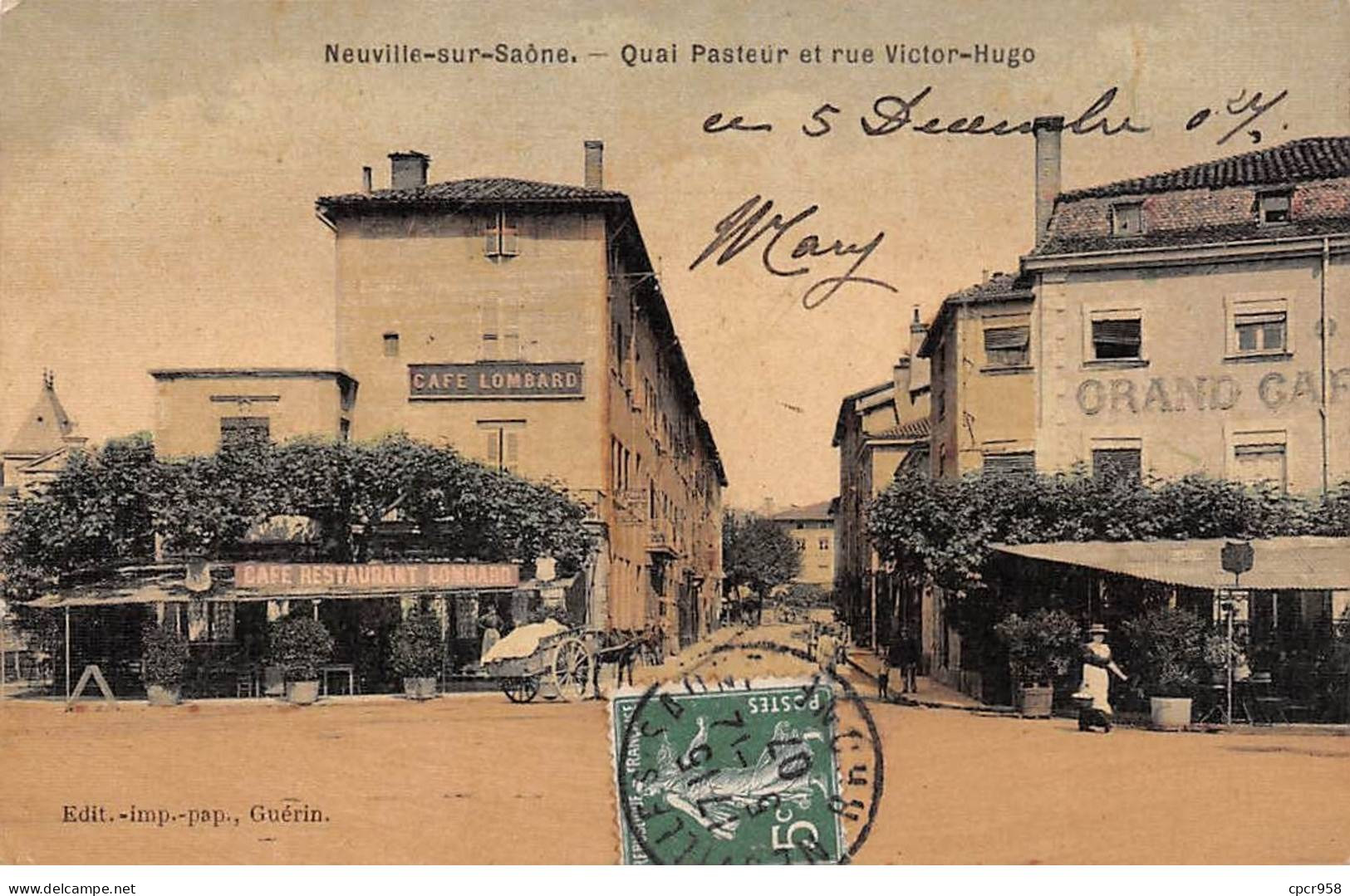 69 - Neuville Sur Saône - SAN22002 - Quai Pasteur Et Rue Victor Hugo - Neuville Sur Saone