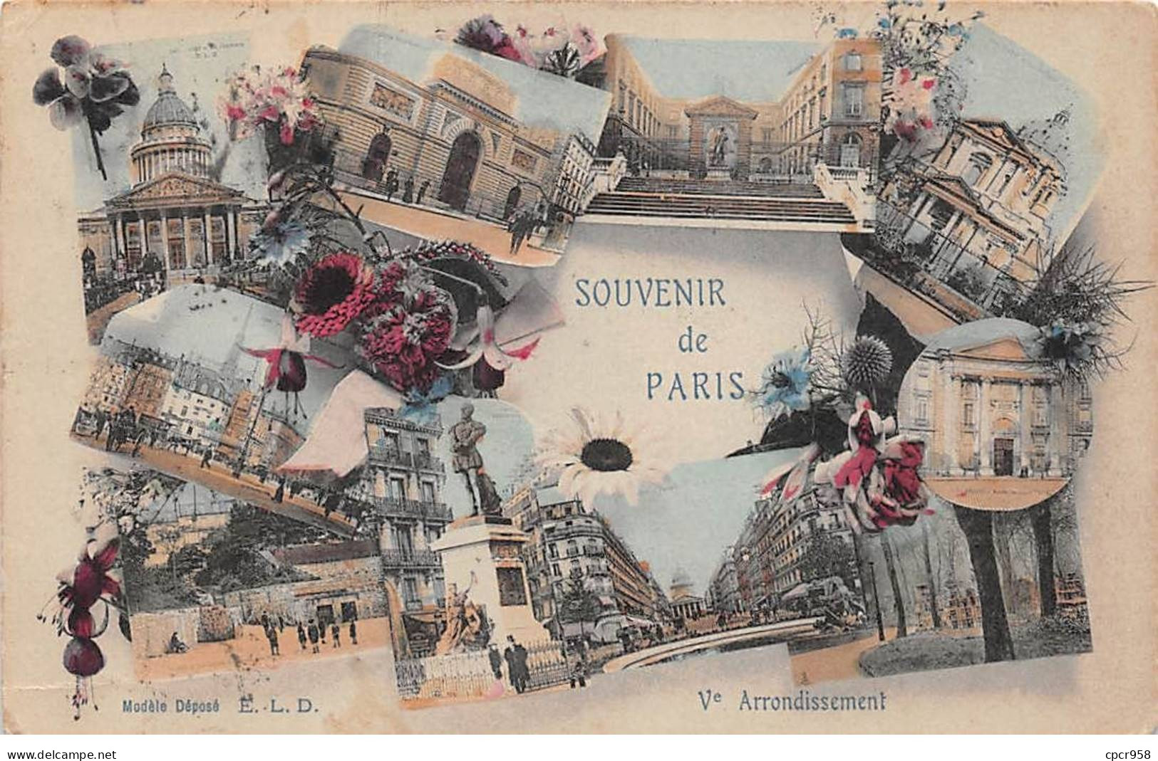 75.AM17420.Paris.05.Souvenir De Paris - Arrondissement: 05