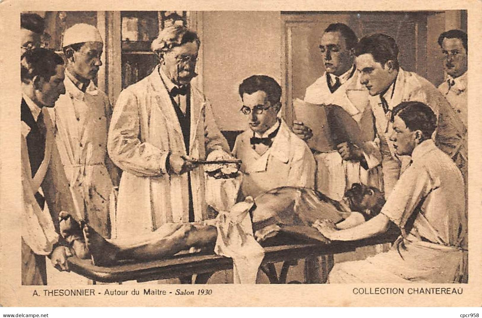 Santé - N°80649 - A. Thesonnier - Autour Du Maître - Salon 1930 - Collection Chantereau - Gesundheit