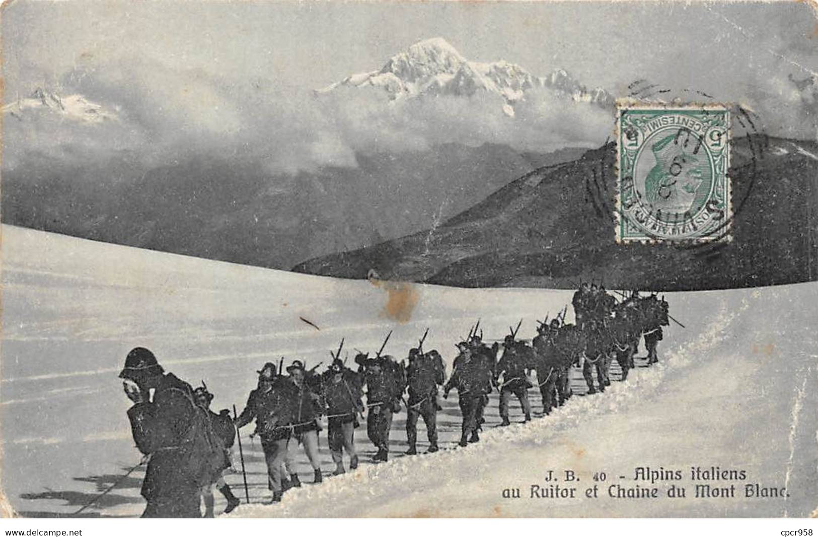 Italie - N°80009 - Alpins Italiens Au Ruitor Et Chaine Du Mont Blanc - Sonstige & Ohne Zuordnung