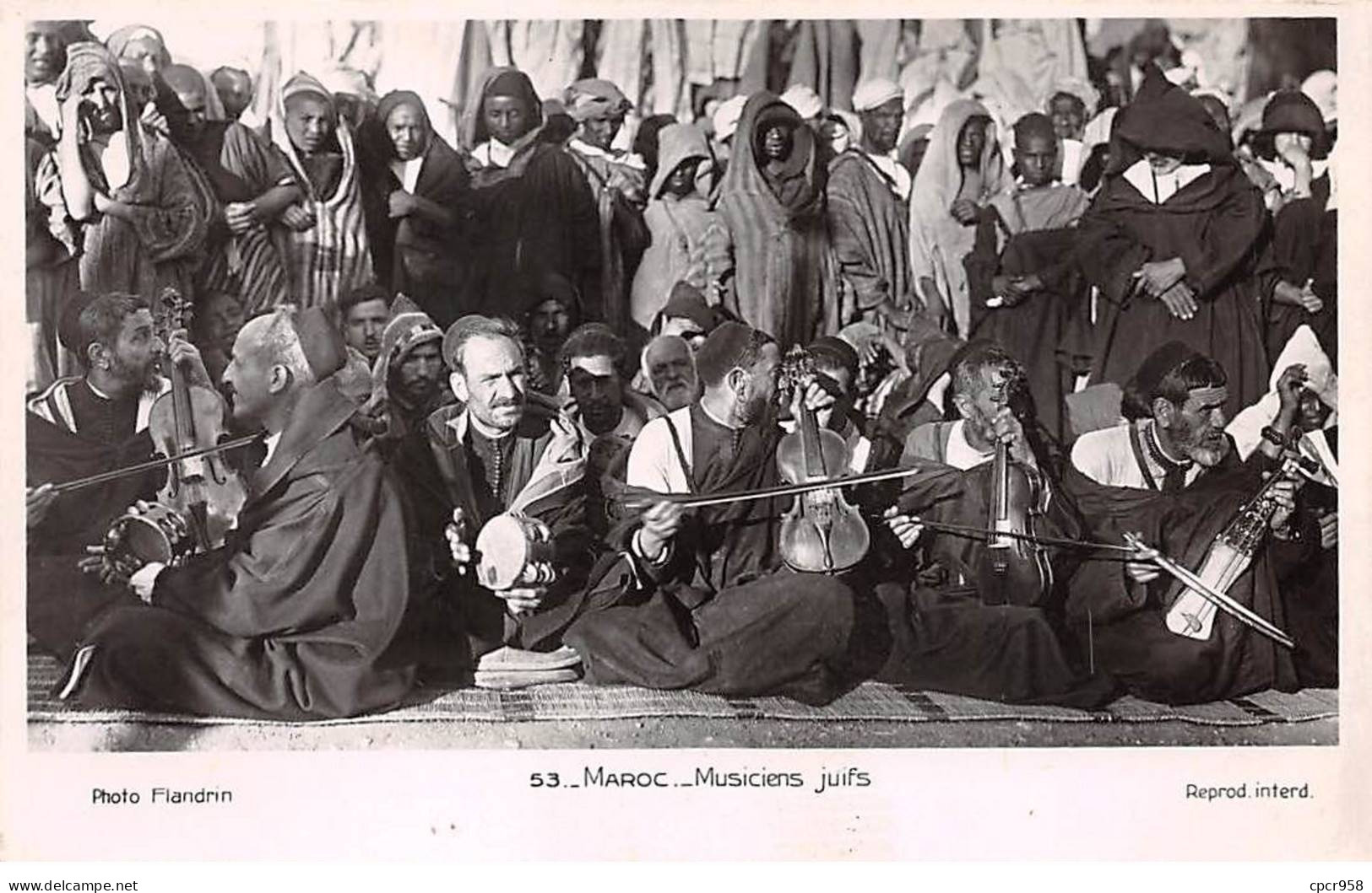 Religion - N°79723 - Judaisme - Maroc - Musiciens Juifs - Judaisme