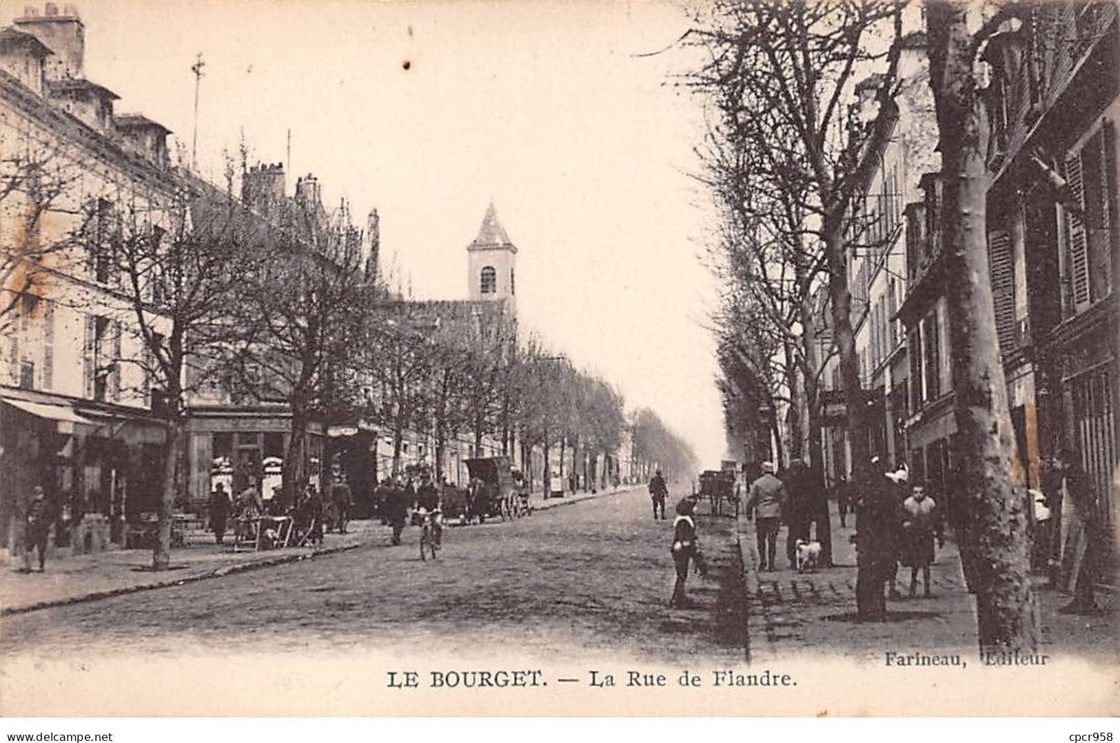93 - Le Bourget  - SAN22486 - La Rue De Flandre - Le Bourget