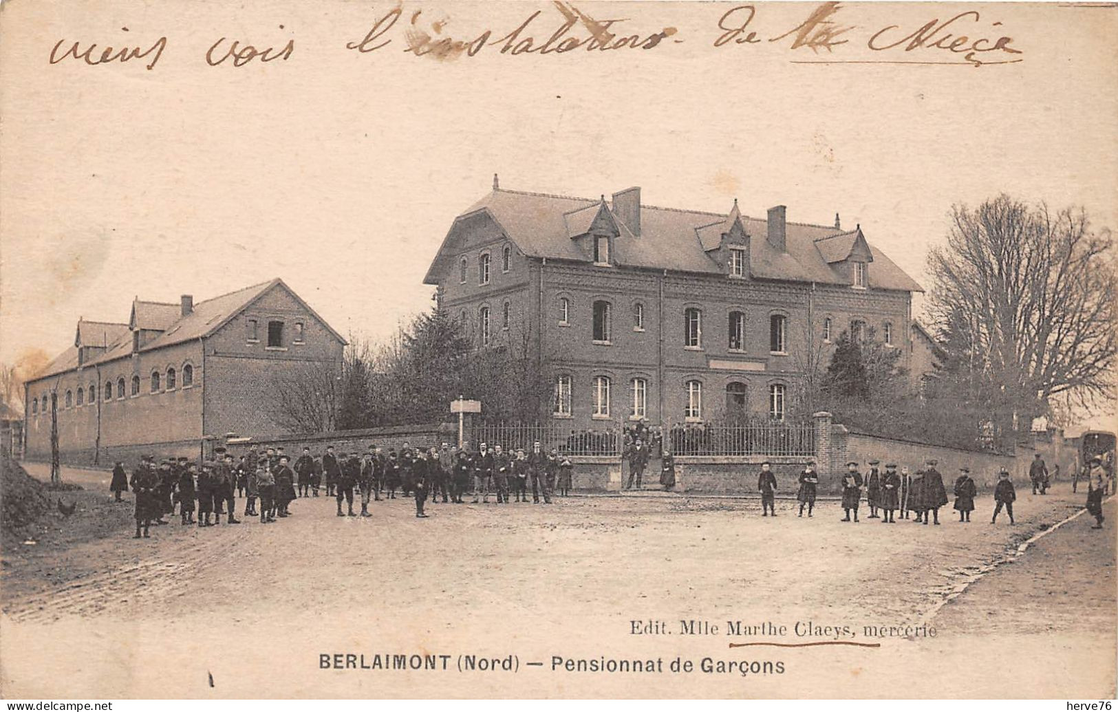 BERLAIMONT - Pensionnat De Garçons - Berlaimont